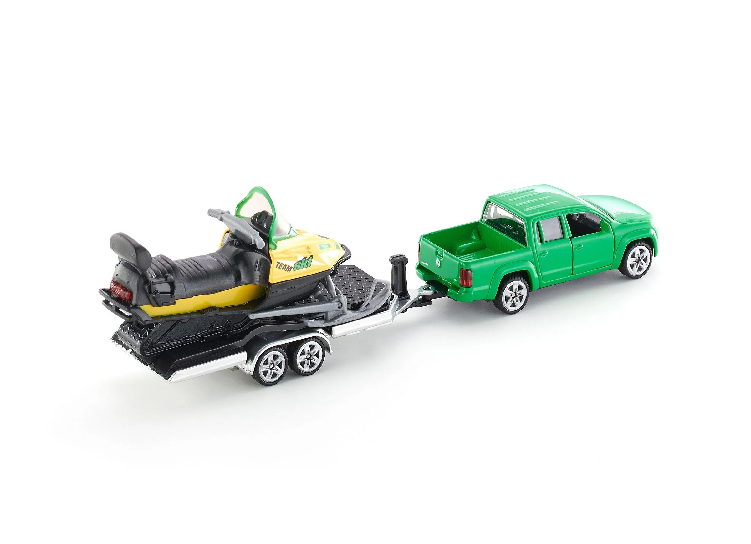 Siku 1:55 VW Amarok with Trailer & Snow Mobile - Image 20