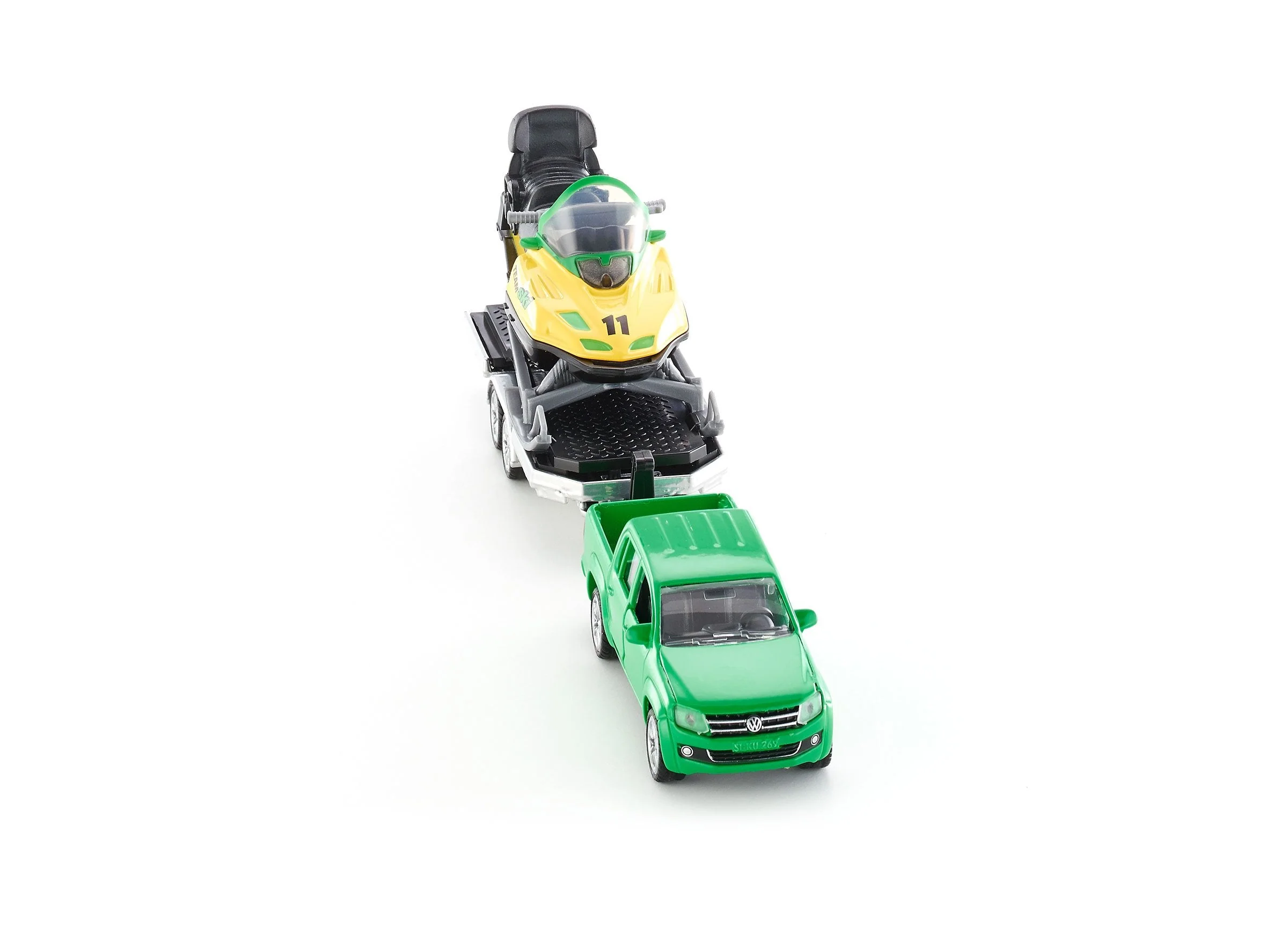 Siku 1:55 VW Amarok with Trailer & Snow Mobile - Image 30