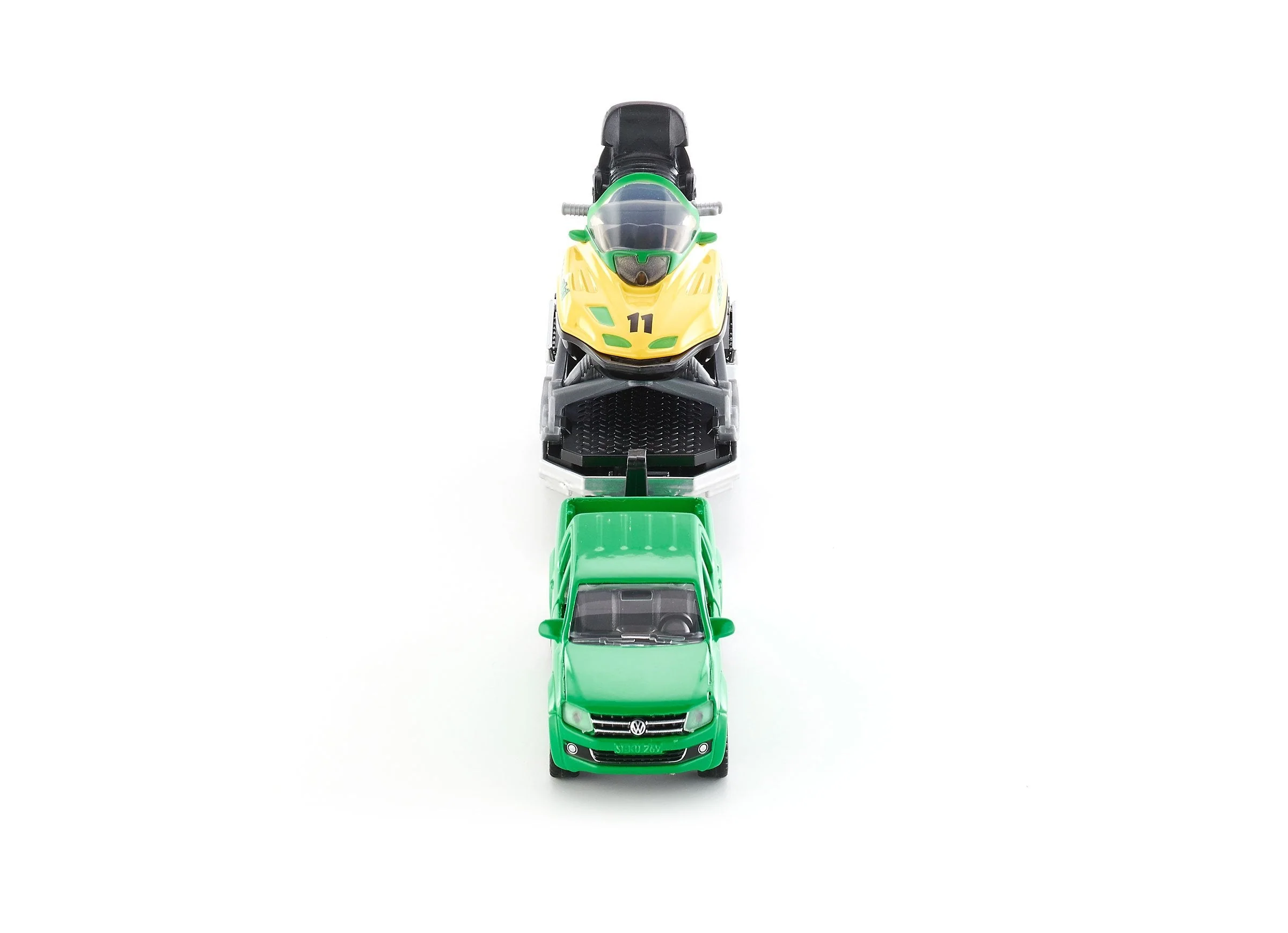 Siku 1:55 VW Amarok with Trailer & Snow Mobile - Image 31