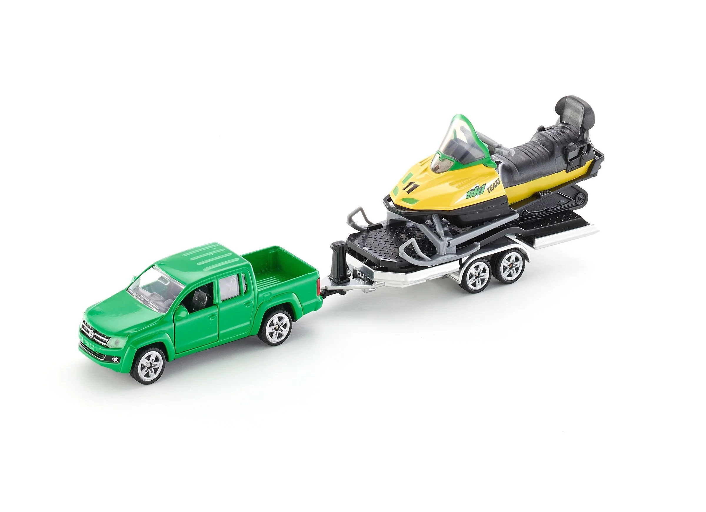 Siku 1:55 VW Amarok with Trailer & Snow Mobile - Image 36