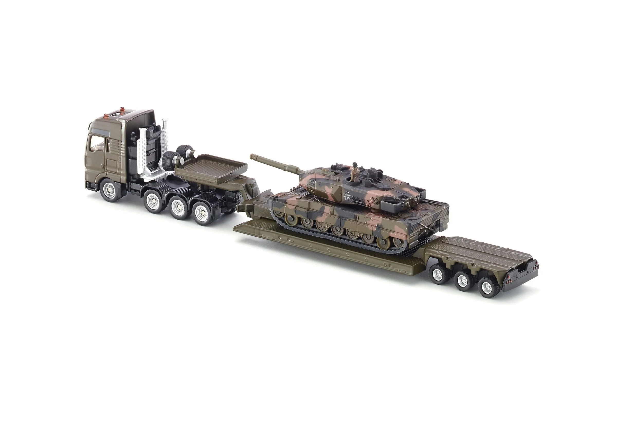 Siku 1:87 MAN TG-A Low Loader with Battle Tank - Image 10