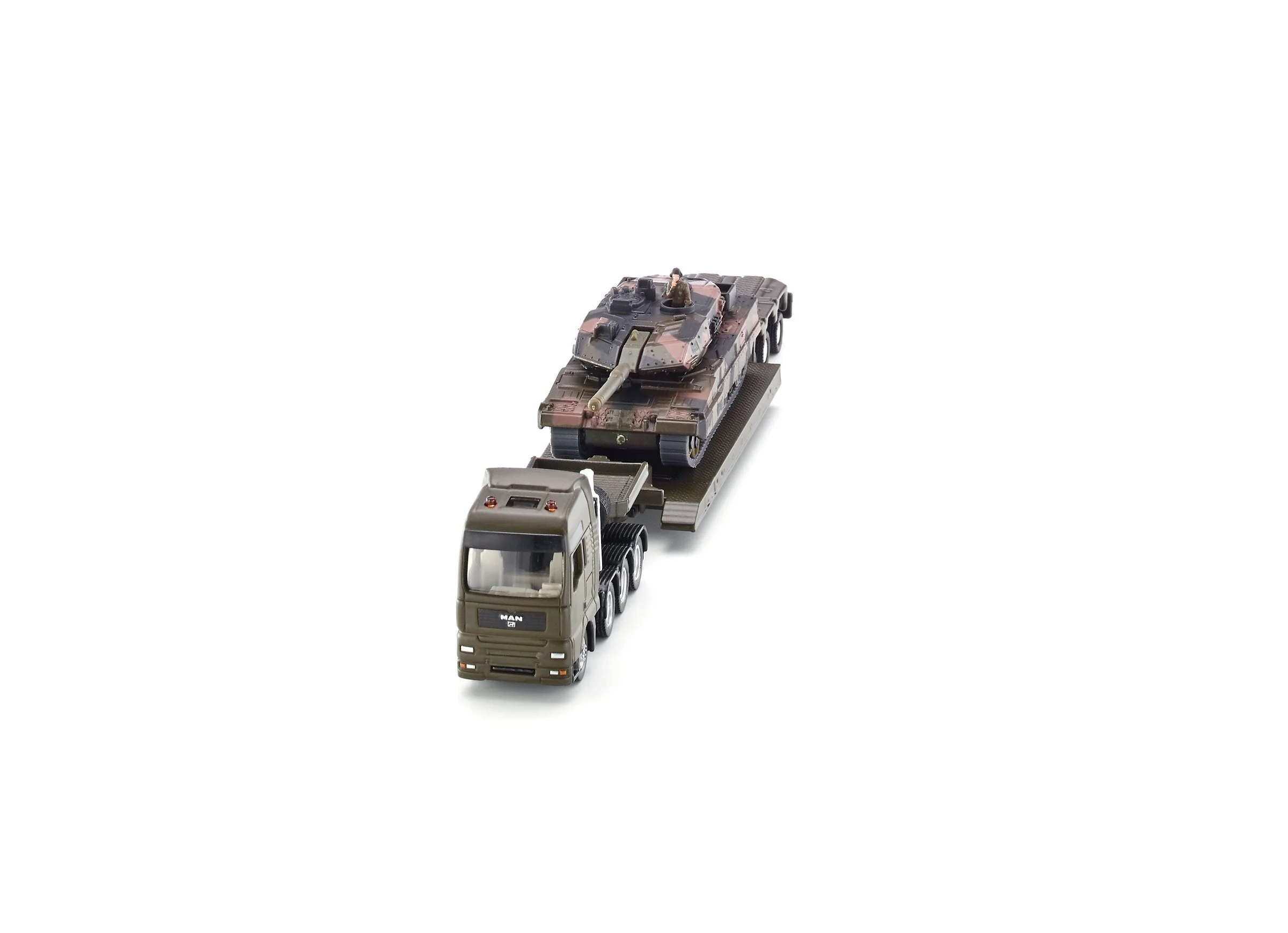 Siku 1:87 MAN TG-A Low Loader with Battle Tank - Image 32