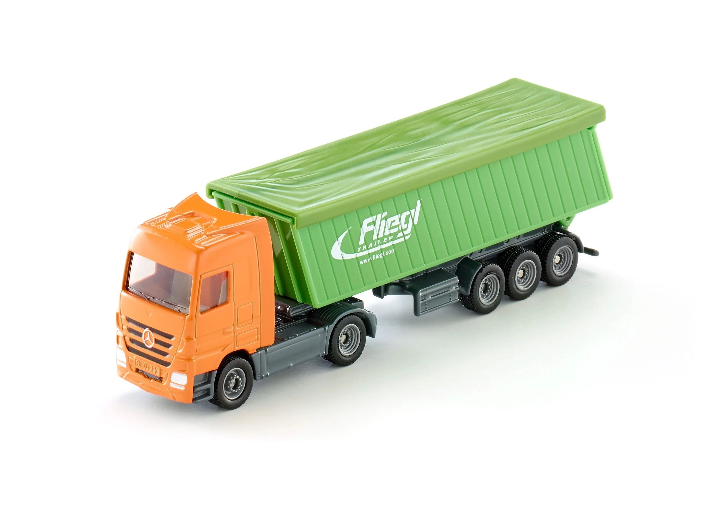 Siku 1:87 Mercedes Actros with Roof Trailer - Image 31
