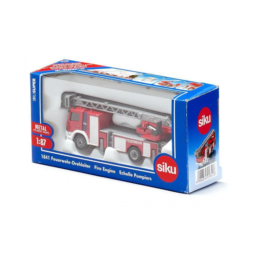 Siku 1:87 Mercedes Fire Engine Ladder Truck - Image 2