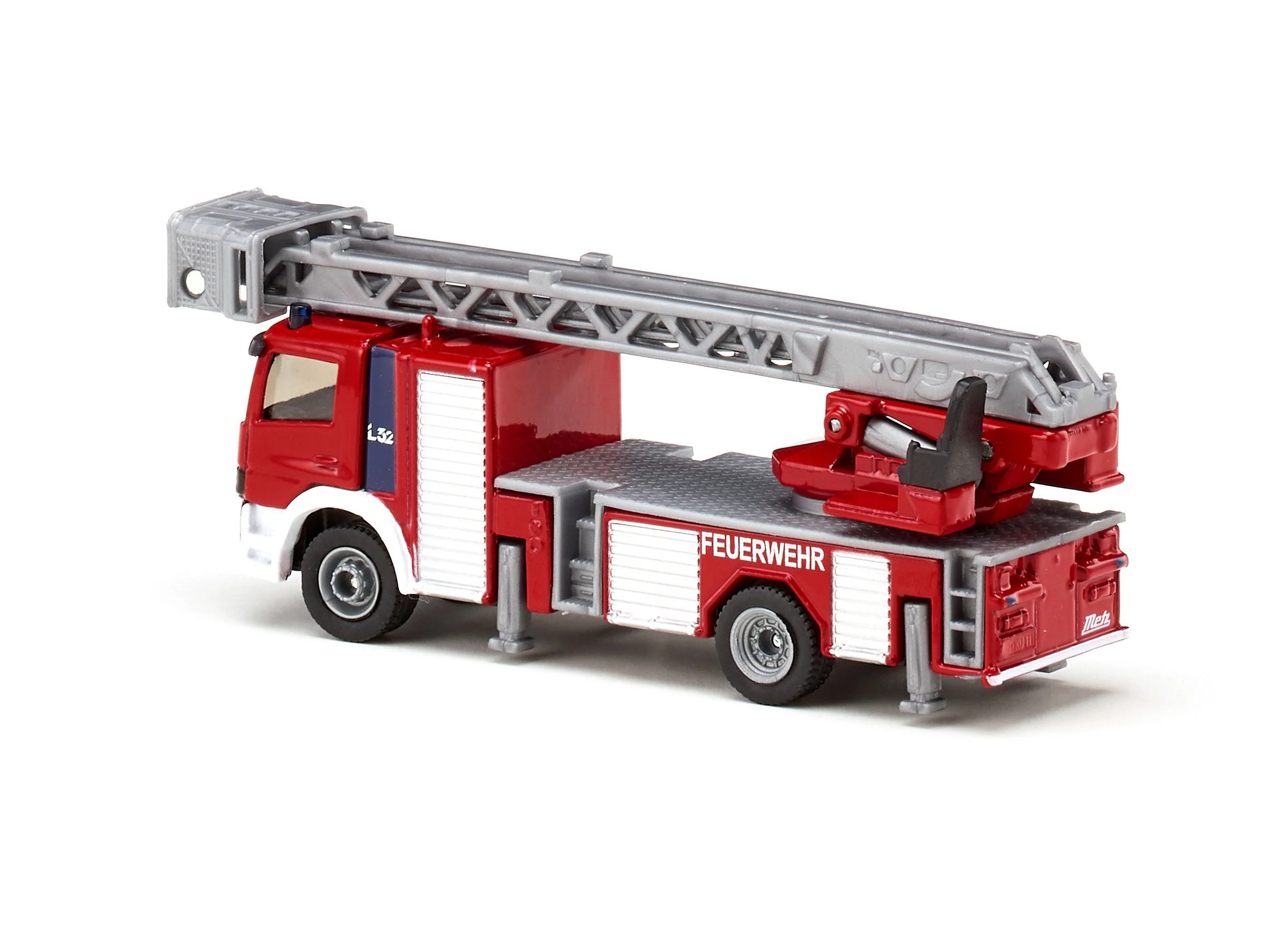 Siku 1:87 Mercedes Fire Engine Ladder Truck - Image 9