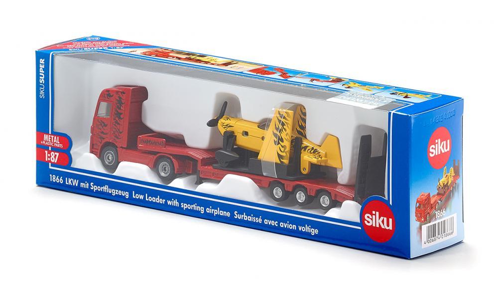 Siku 1:87 Mercedes Truck with Stunt Plane - Image 2