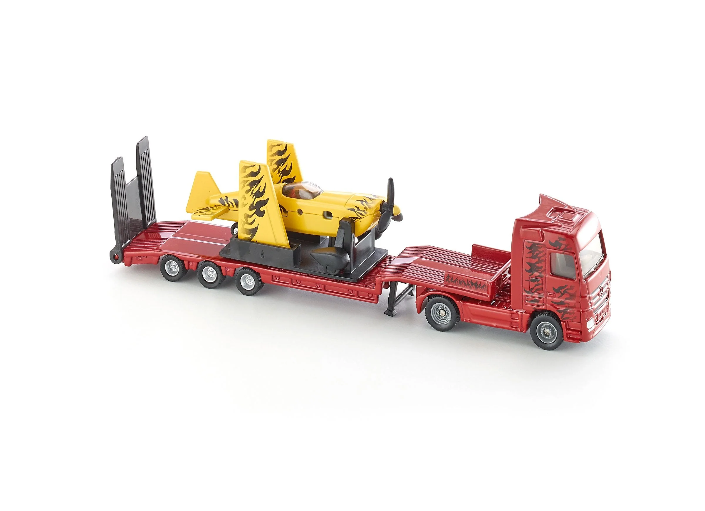 Siku 1:87 Mercedes Truck with Stunt Plane - Image 21
