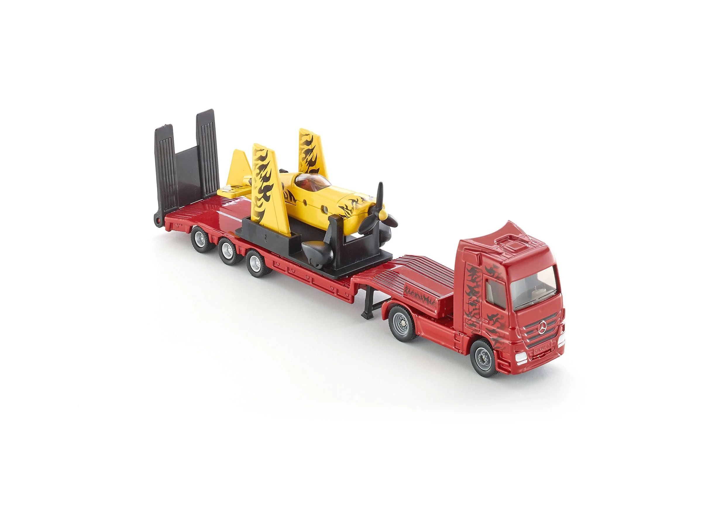Siku 1:87 Mercedes Truck with Stunt Plane - Image 23