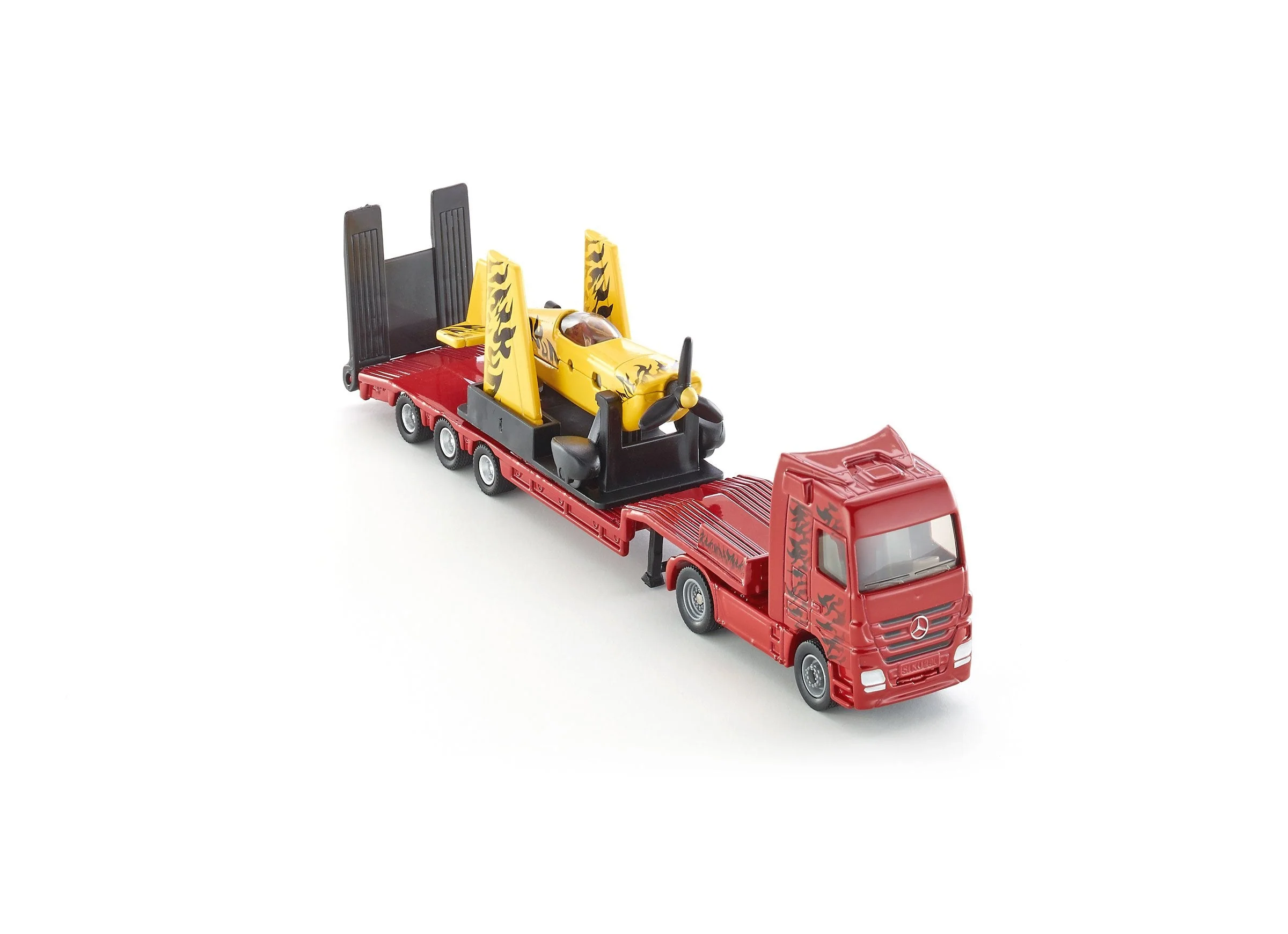 Siku 1:87 Mercedes Truck with Stunt Plane - Image 24