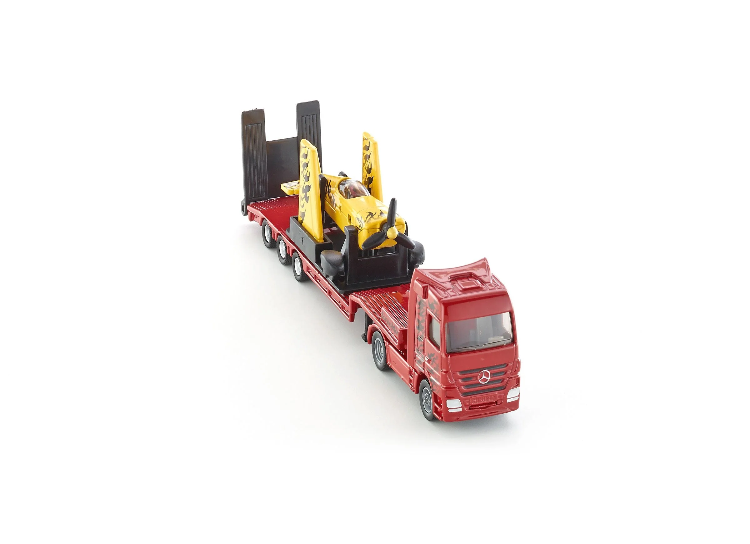Siku 1:87 Mercedes Truck with Stunt Plane - Image 25