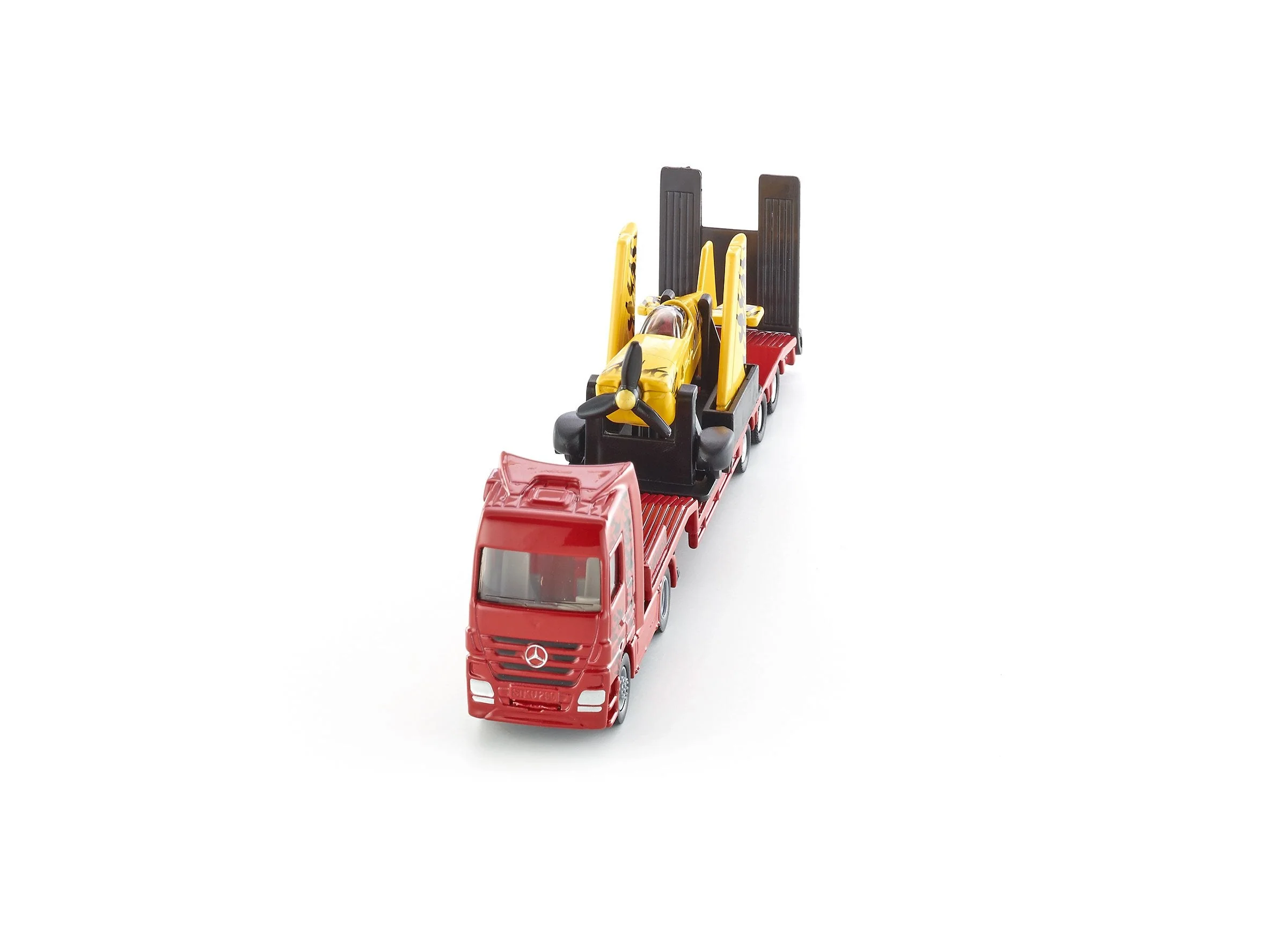 Siku 1:87 Mercedes Truck with Stunt Plane - Image 28