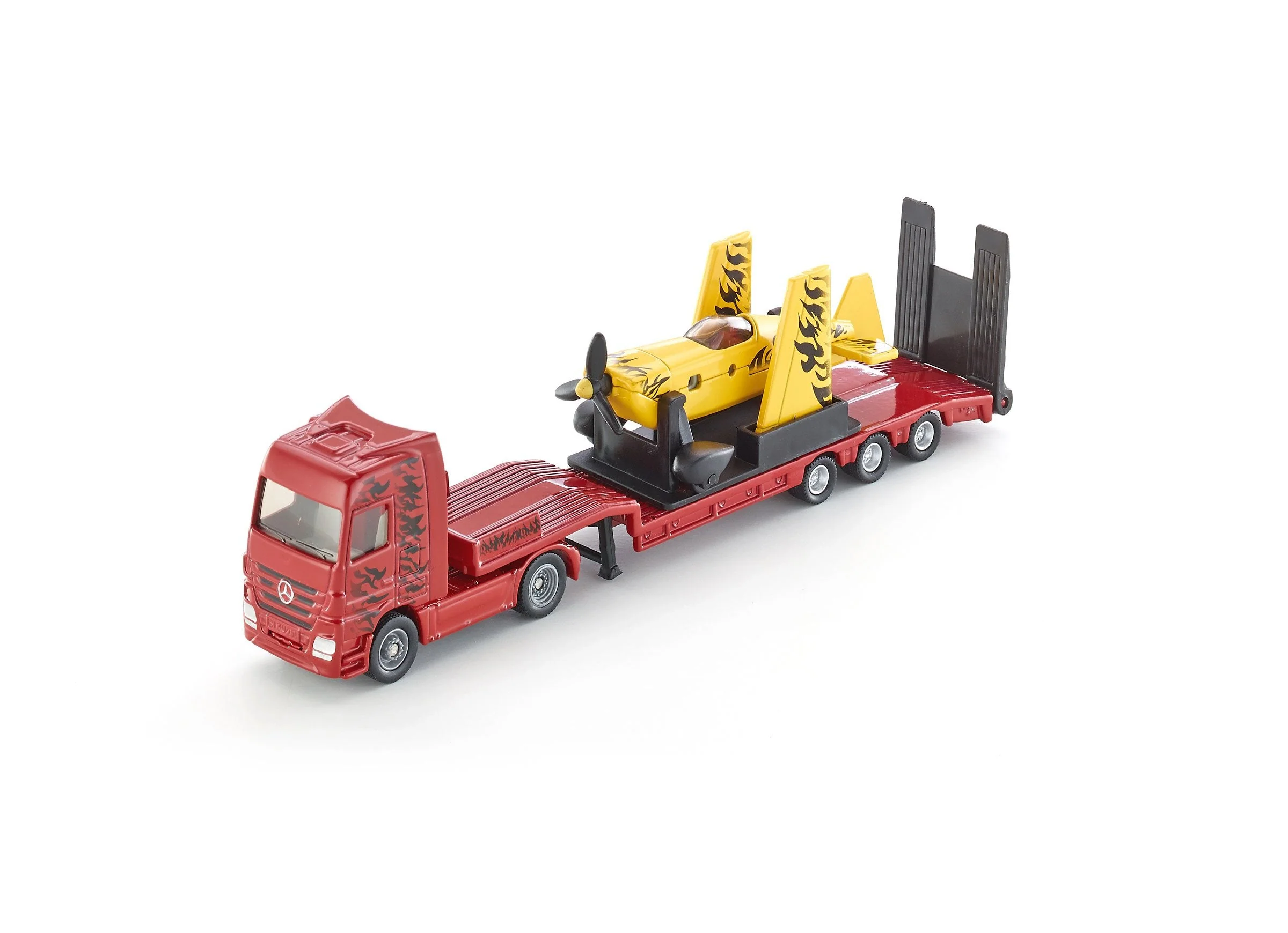 Siku 1:87 Mercedes Truck with Stunt Plane - Image 31