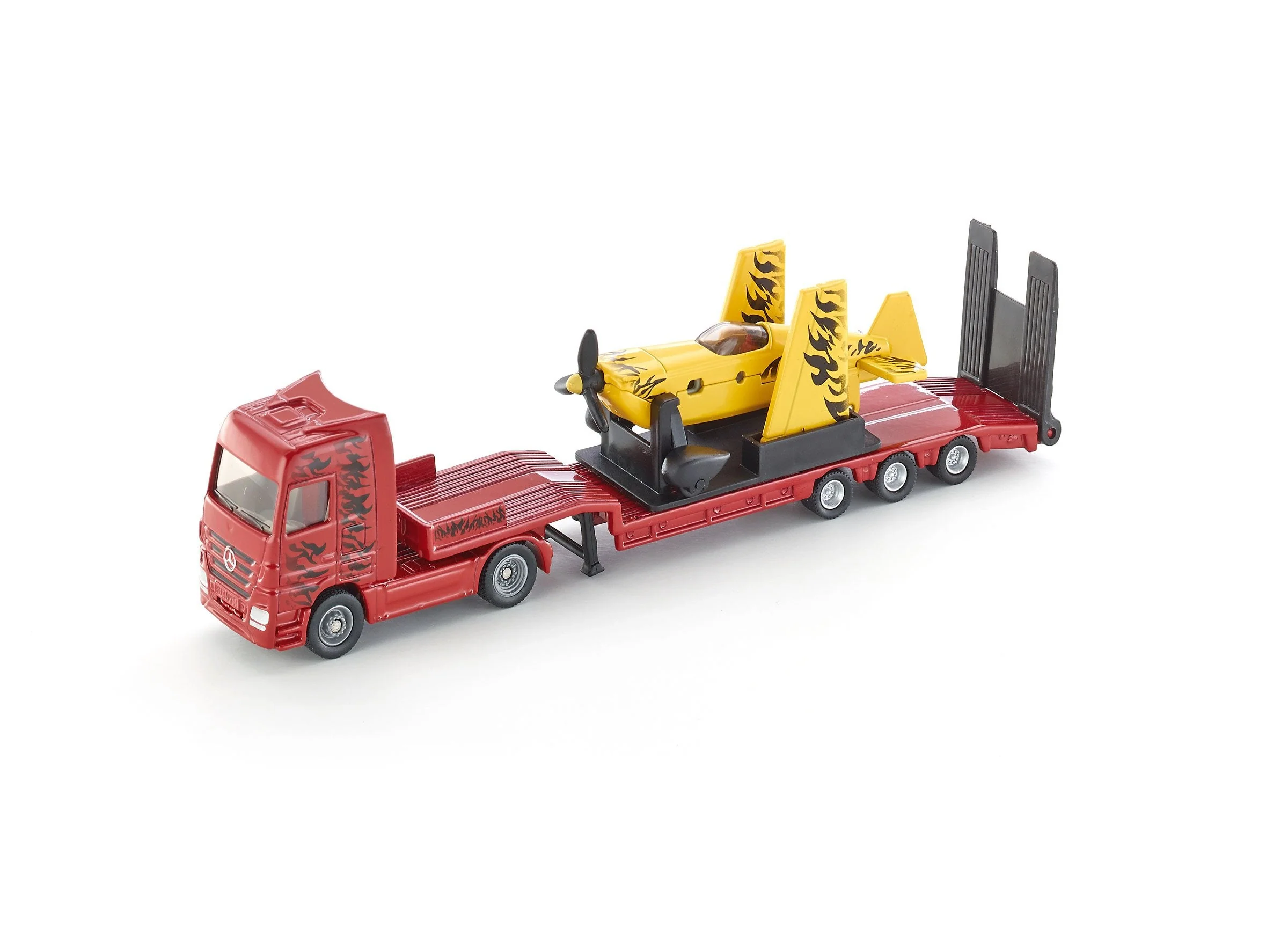 Siku 1:87 Mercedes Truck with Stunt Plane - Image 32