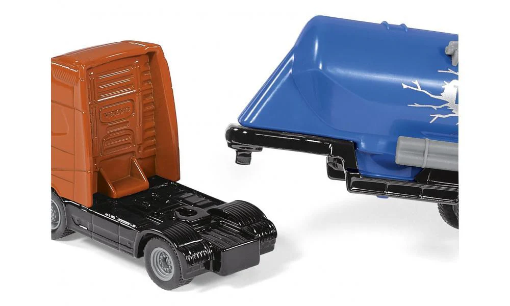 Siku 1:87 Truck with Silo Trailer - Image 3