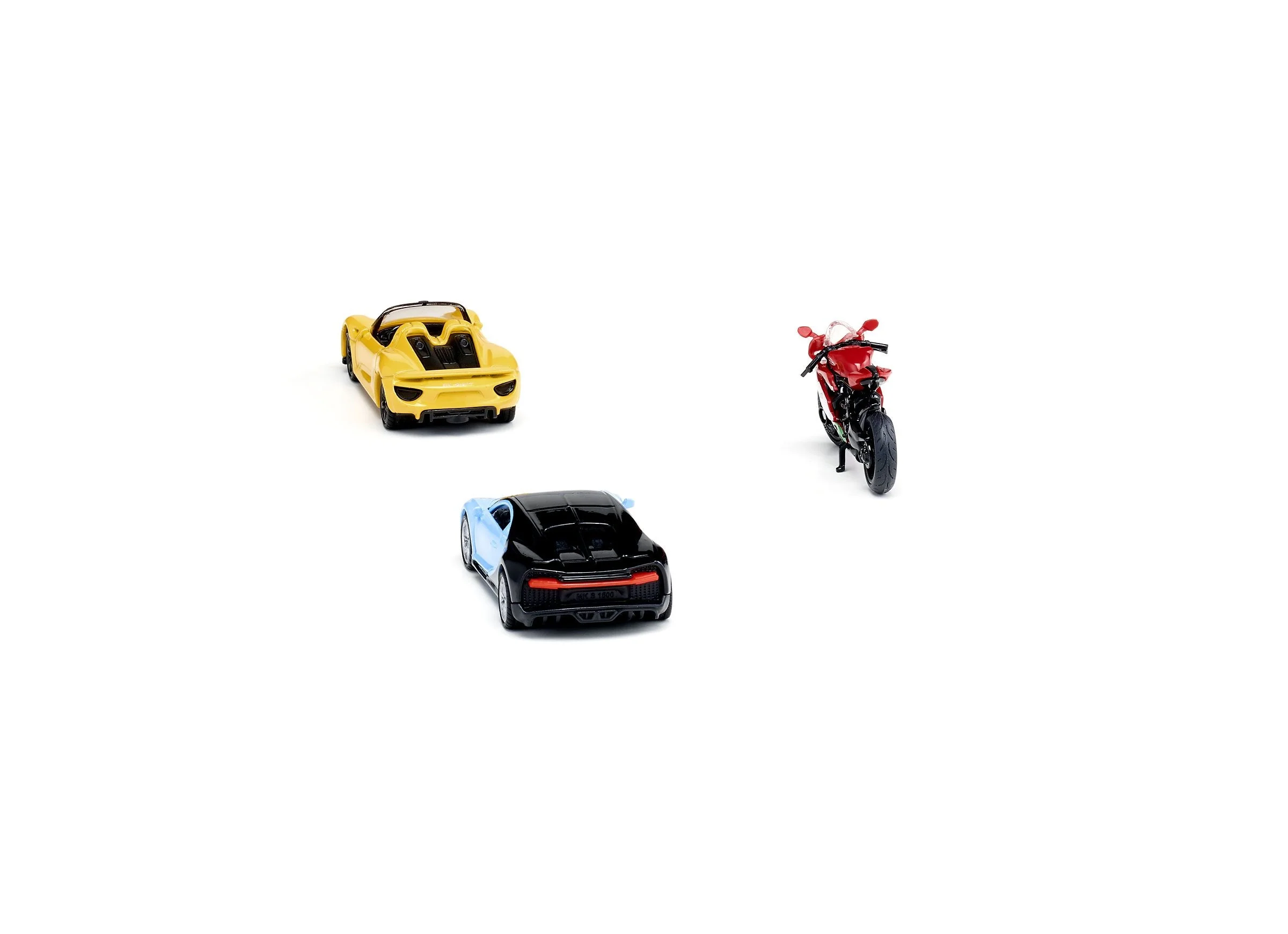 Siku 3pc Sports Car & Motorbike Set - Image 13