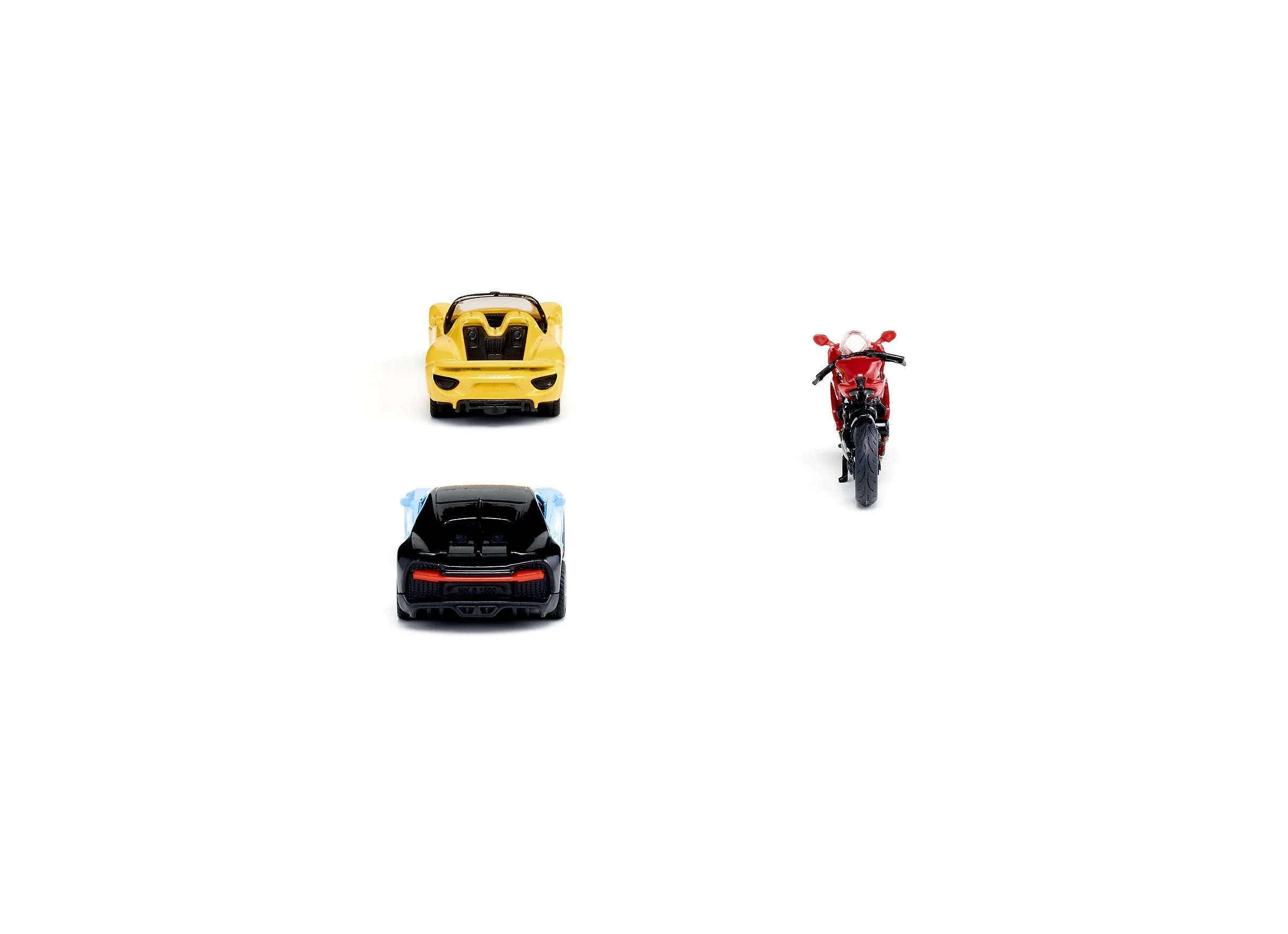 Siku 3pc Sports Car & Motorbike Set - Image 14