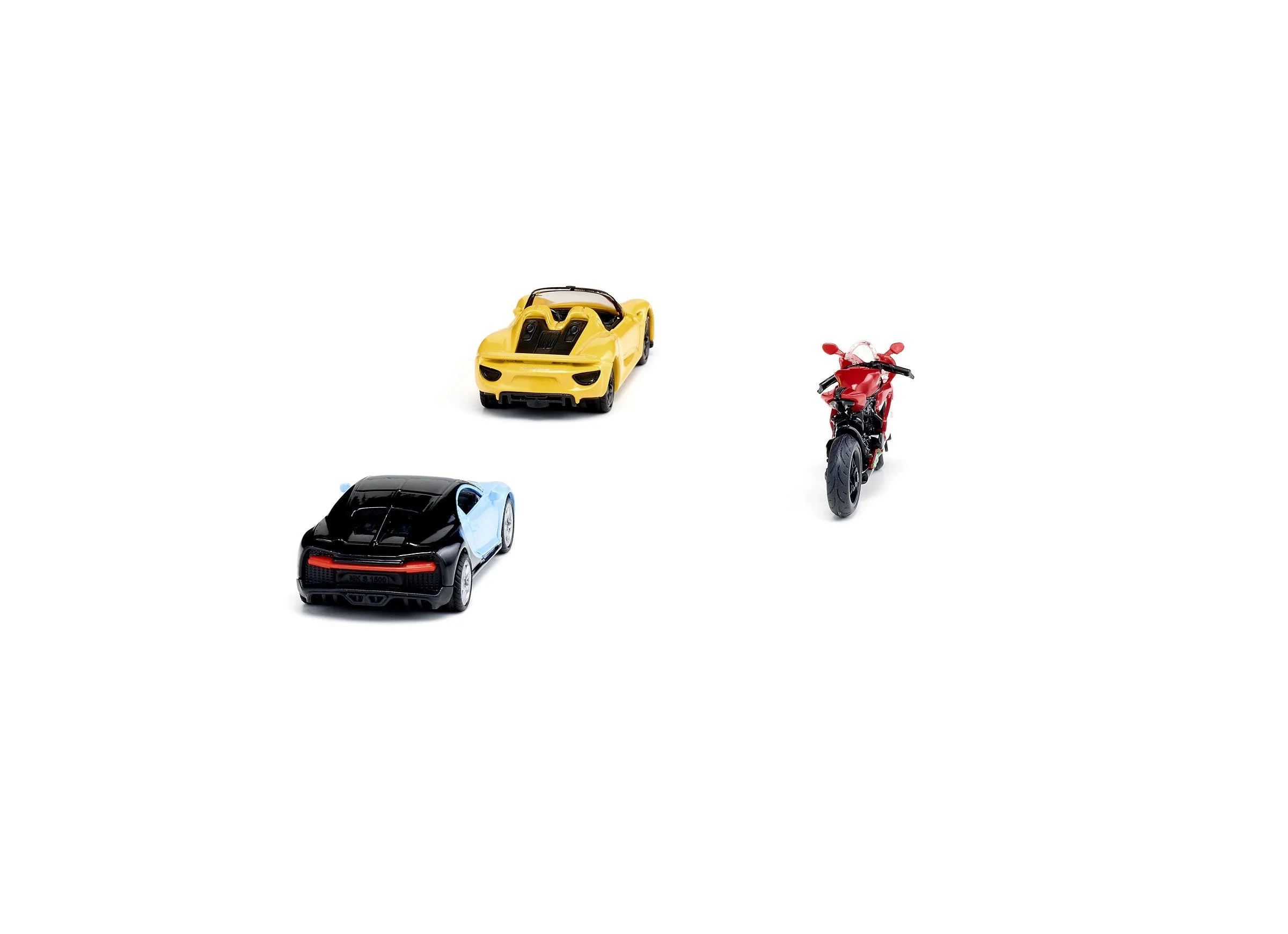 Siku 3pc Sports Car & Motorbike Set - Image 15