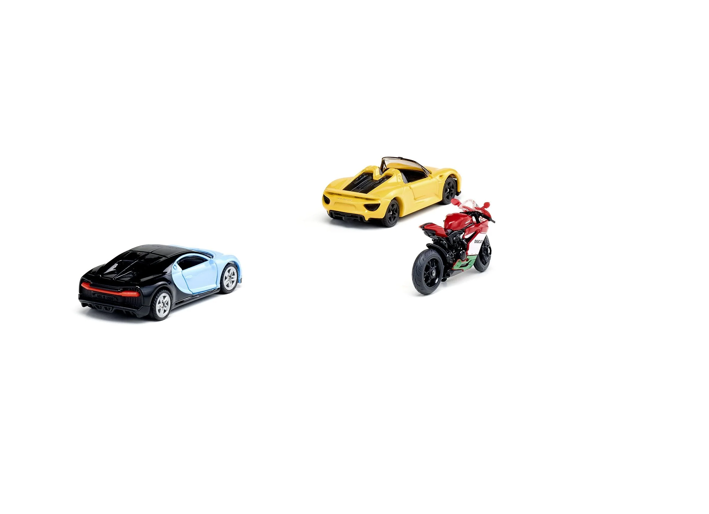 Siku 3pc Sports Car & Motorbike Set - Image 17