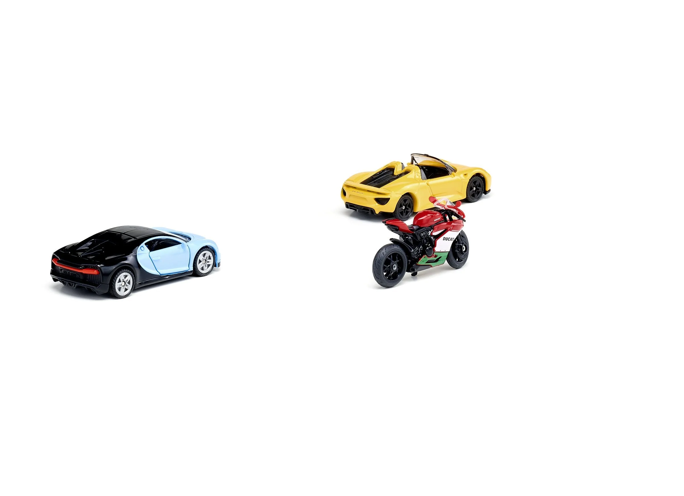 Siku 3pc Sports Car & Motorbike Set - Image 18