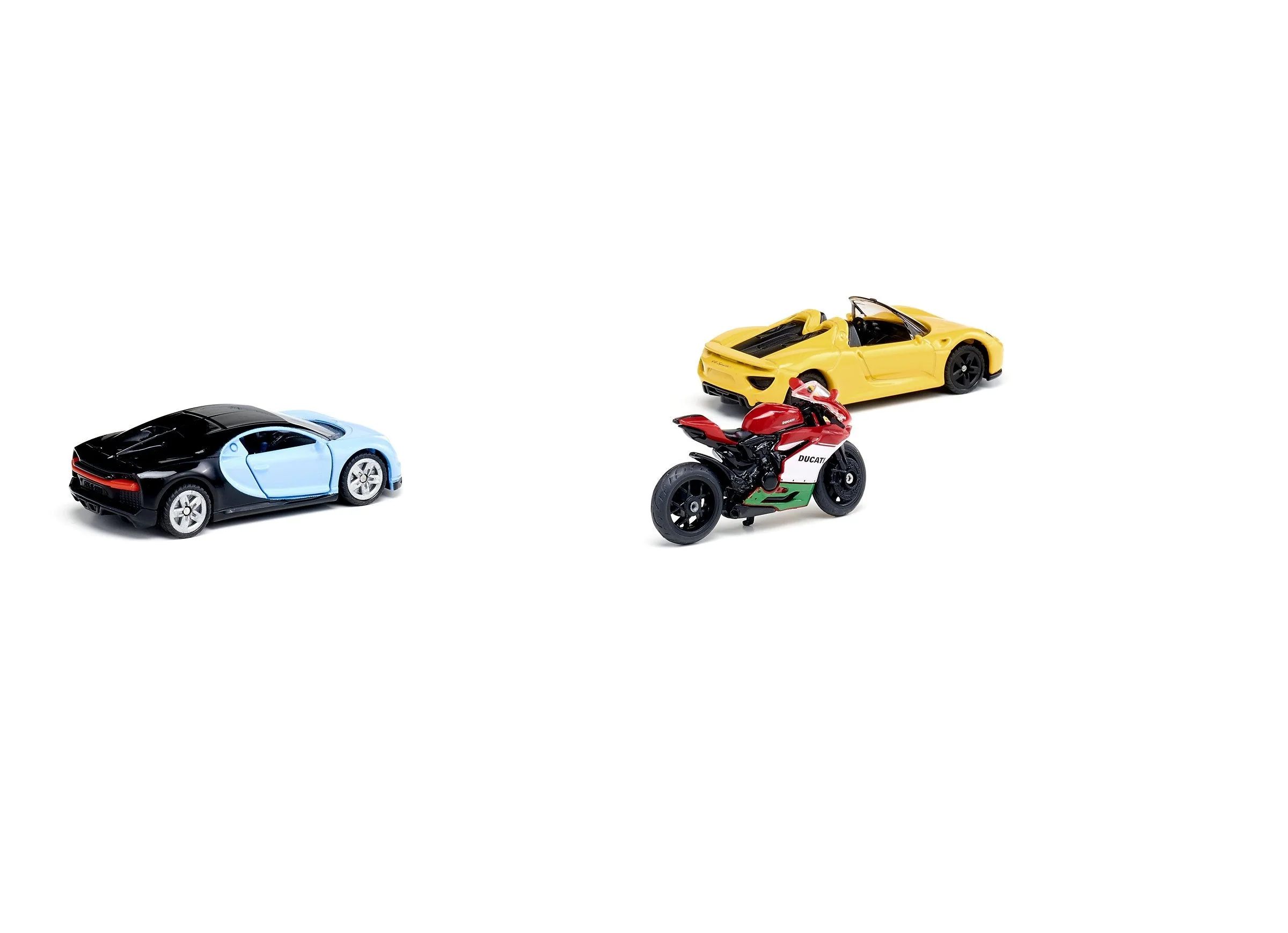 Siku 3pc Sports Car & Motorbike Set - Image 19