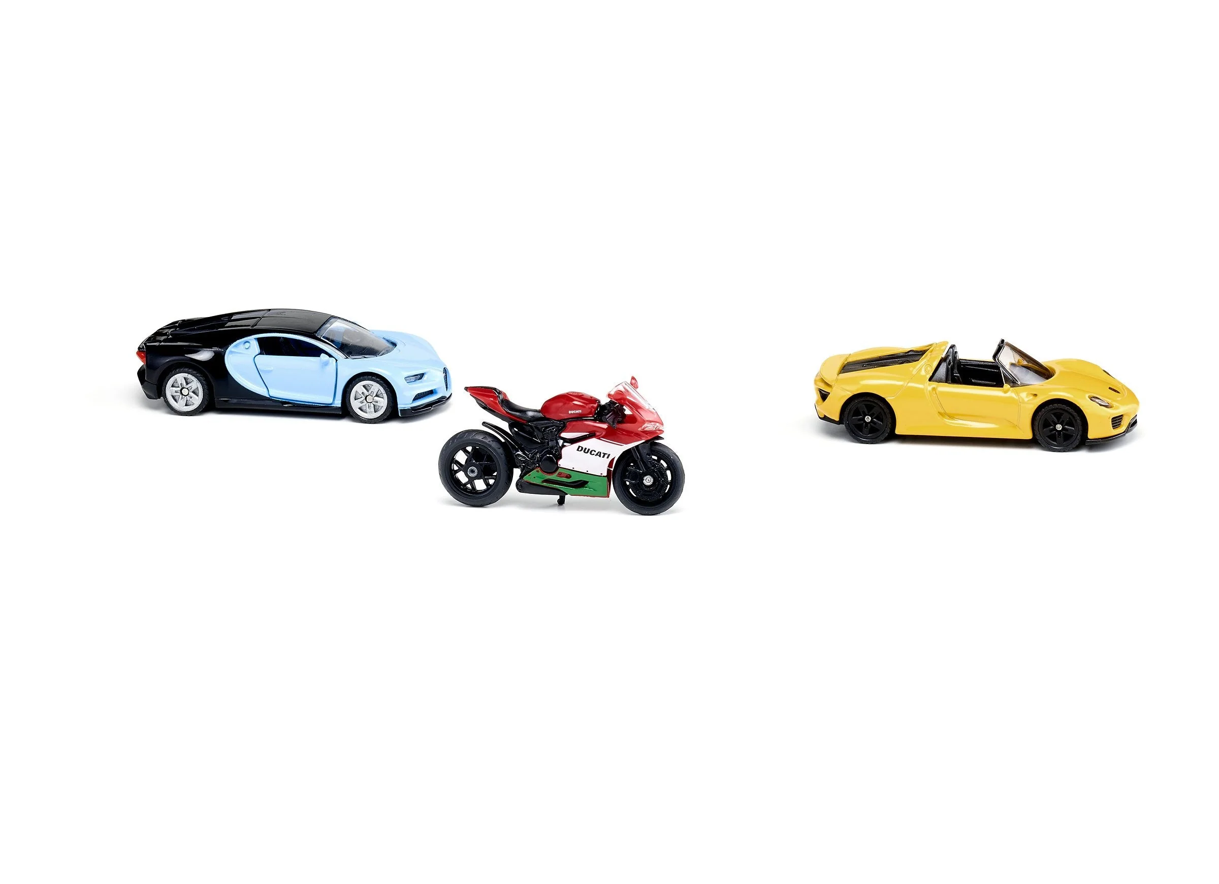 Siku 3pc Sports Car & Motorbike Set - Image 23