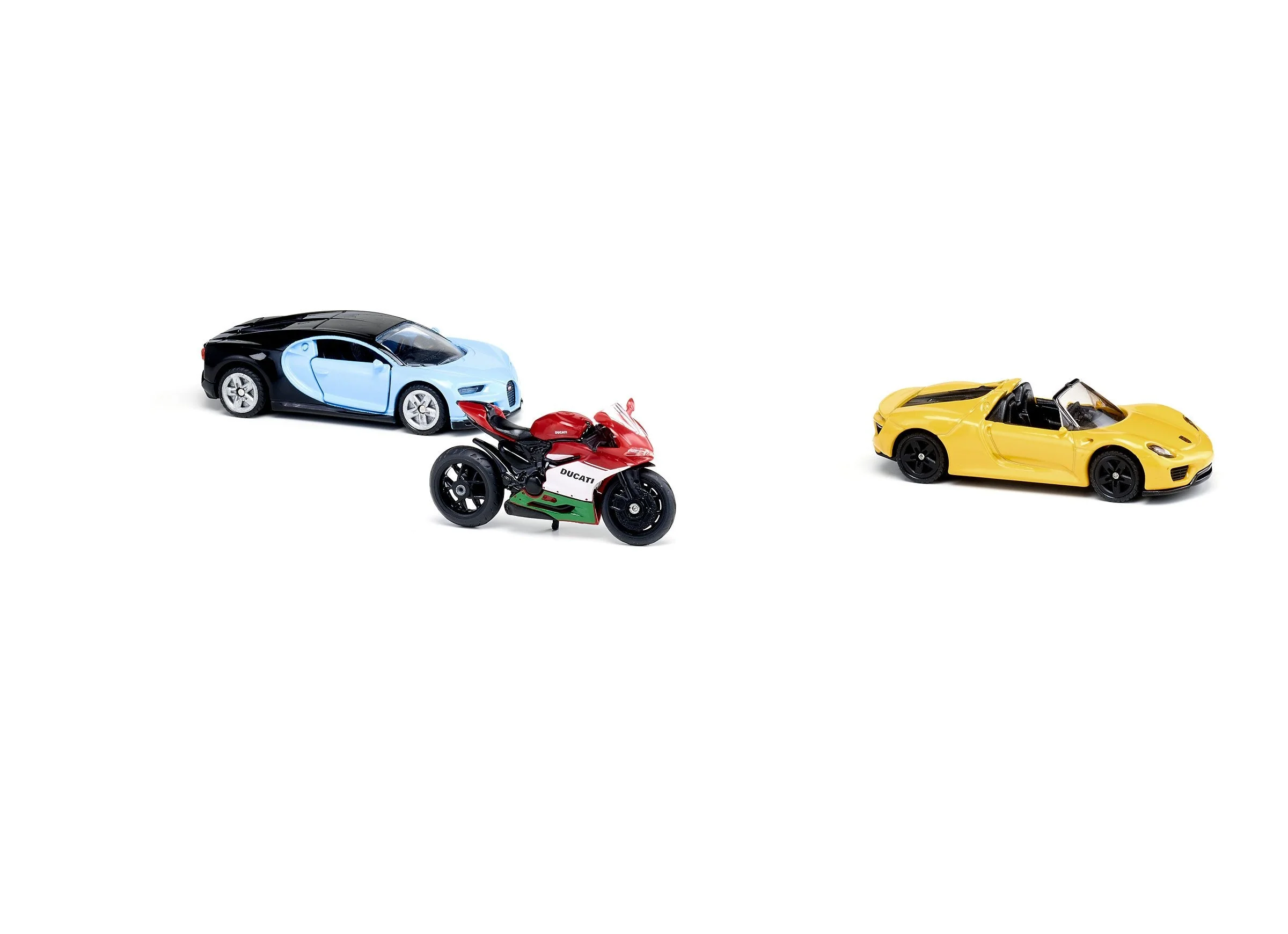 Siku 3pc Sports Car & Motorbike Set - Image 24