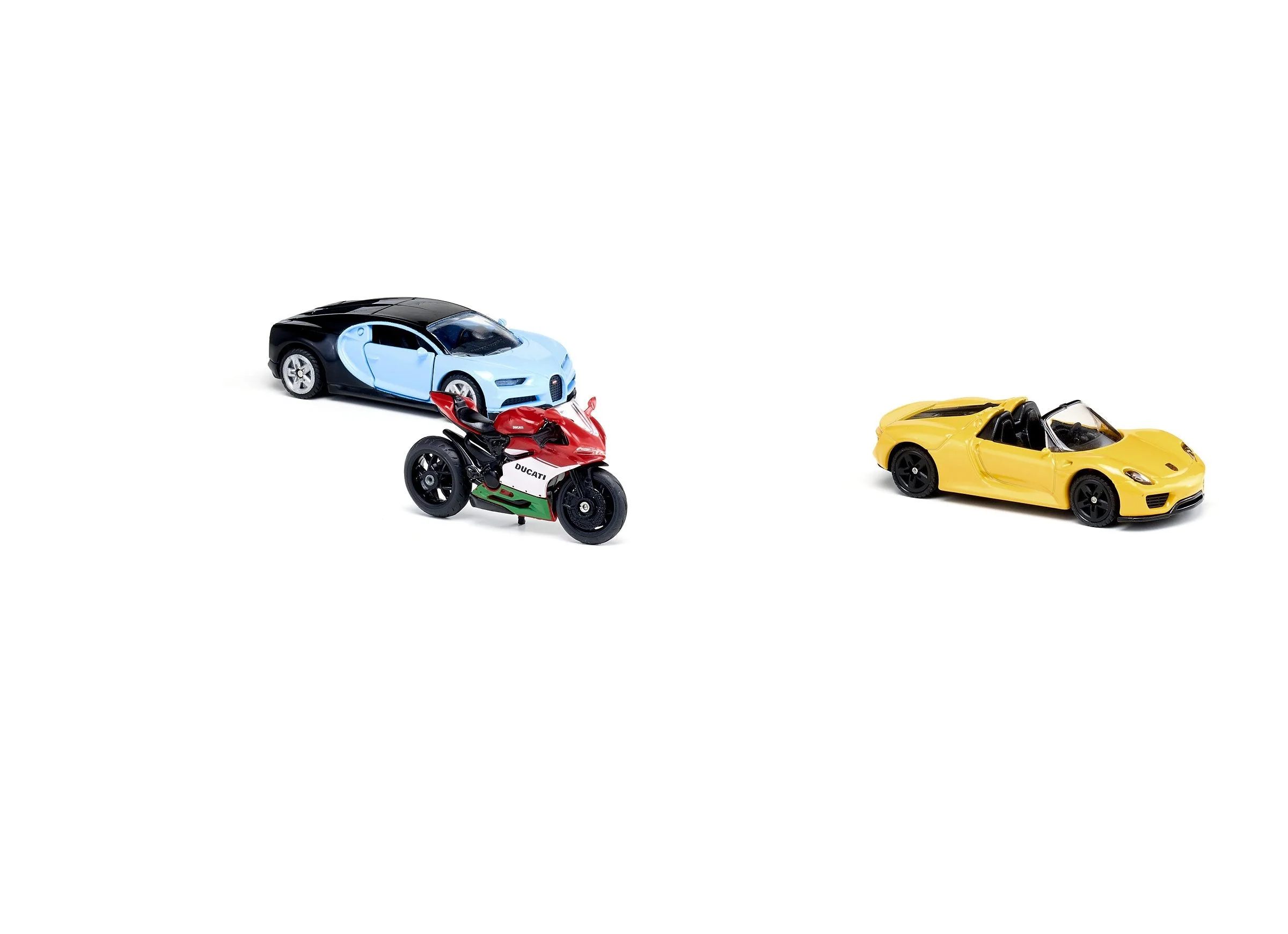 Siku 3pc Sports Car & Motorbike Set - Image 25