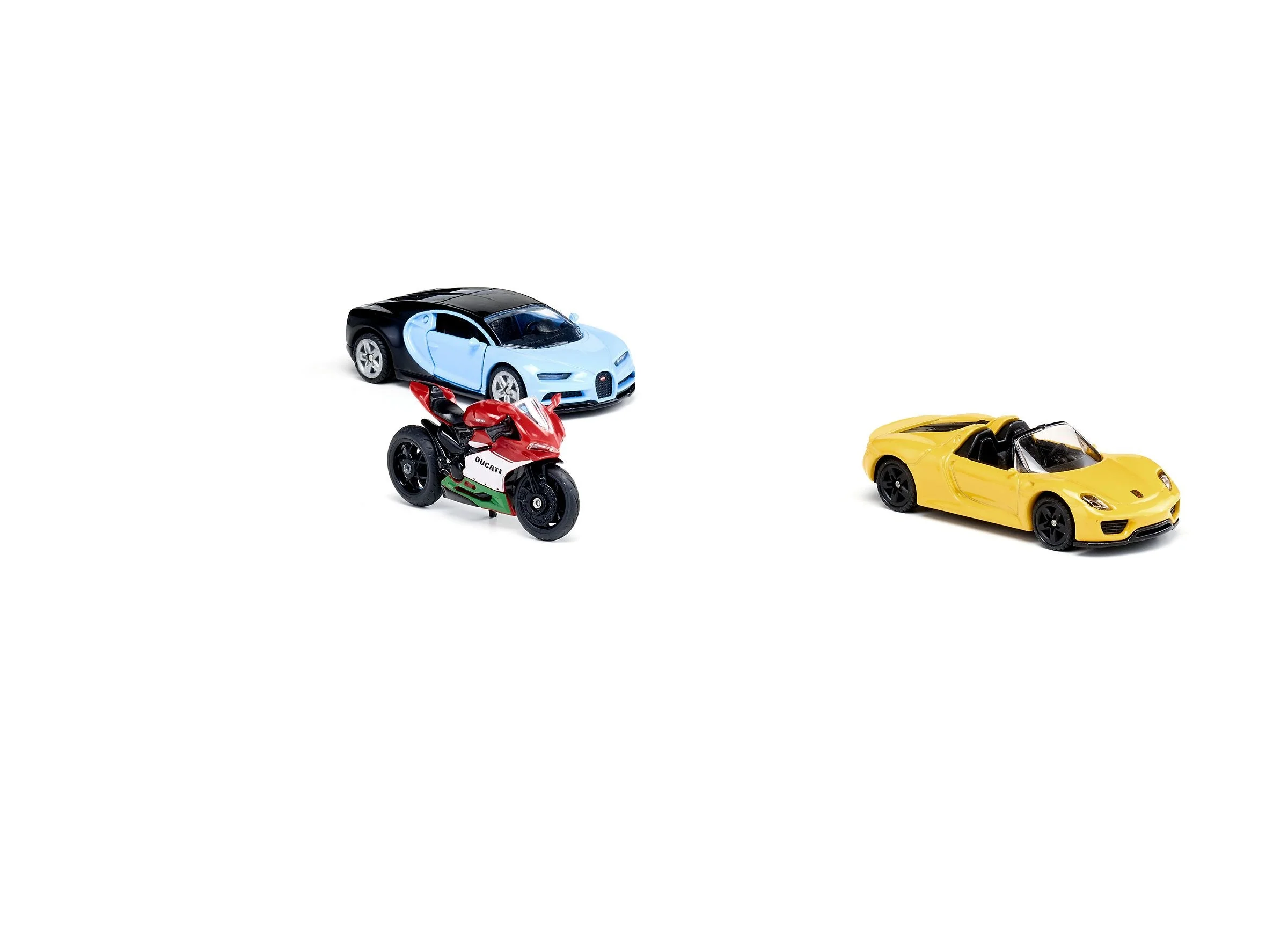 Siku 3pc Sports Car & Motorbike Set - Image 26