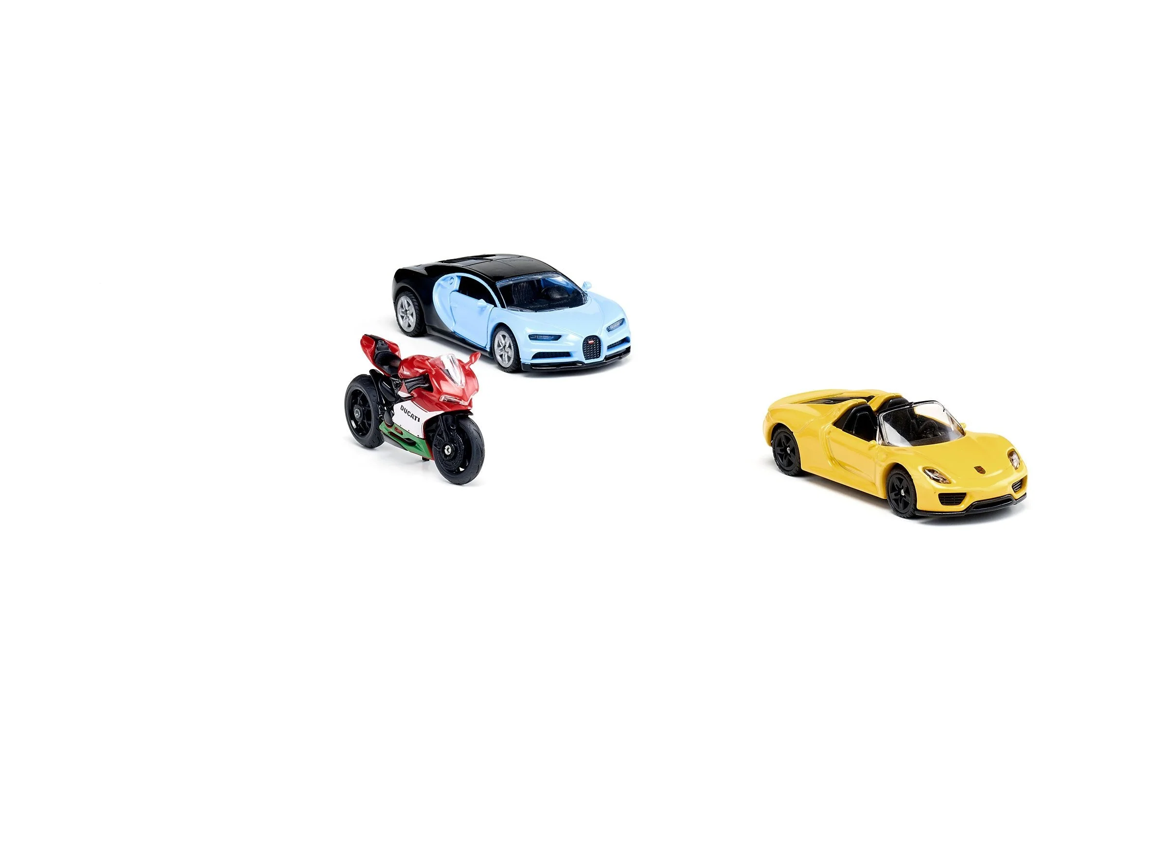 Siku 3pc Sports Car & Motorbike Set - Image 27