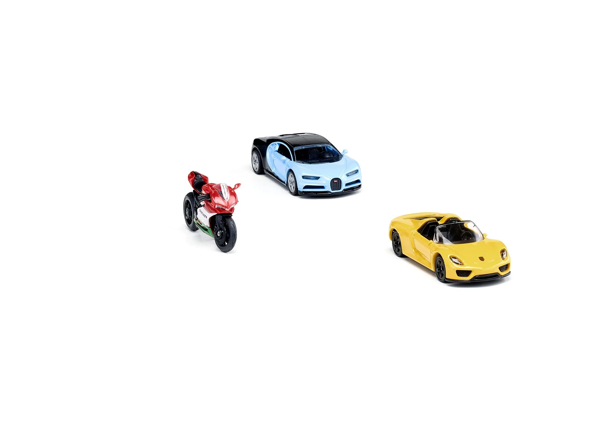 Siku 3pc Sports Car & Motorbike Set - Image 28