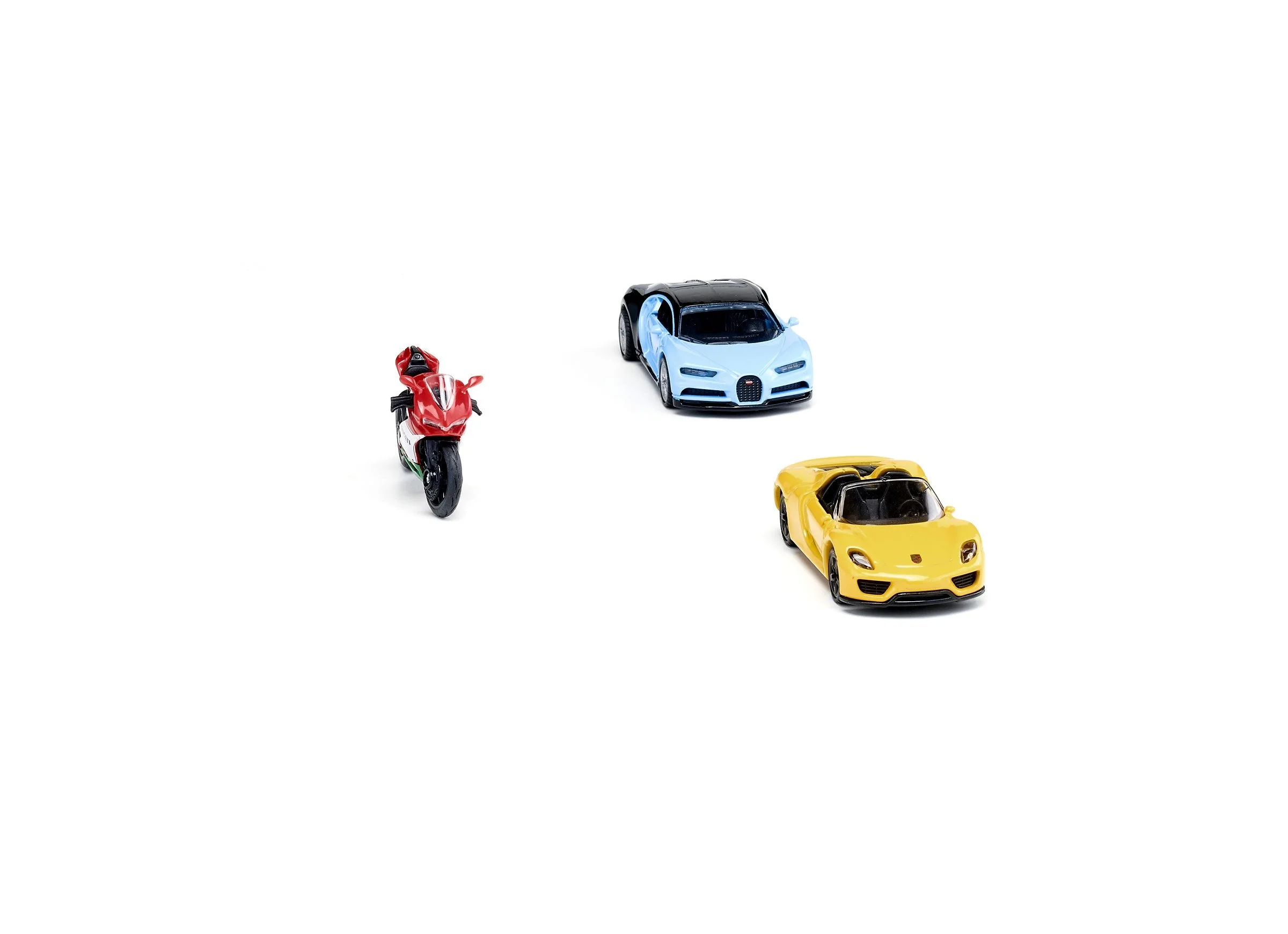 Siku 3pc Sports Car & Motorbike Set - Image 29