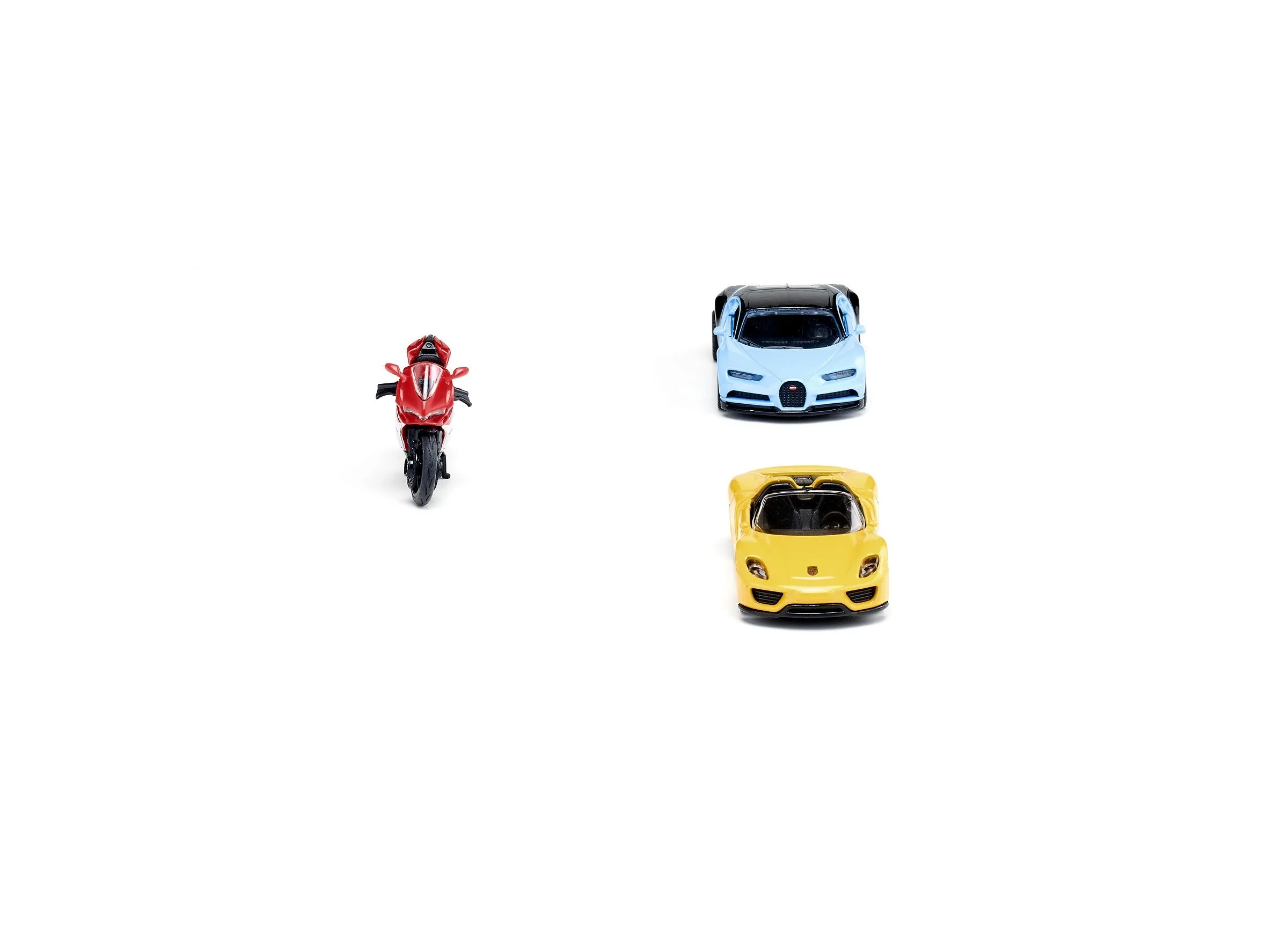 Siku 3pc Sports Car & Motorbike Set - Image 30