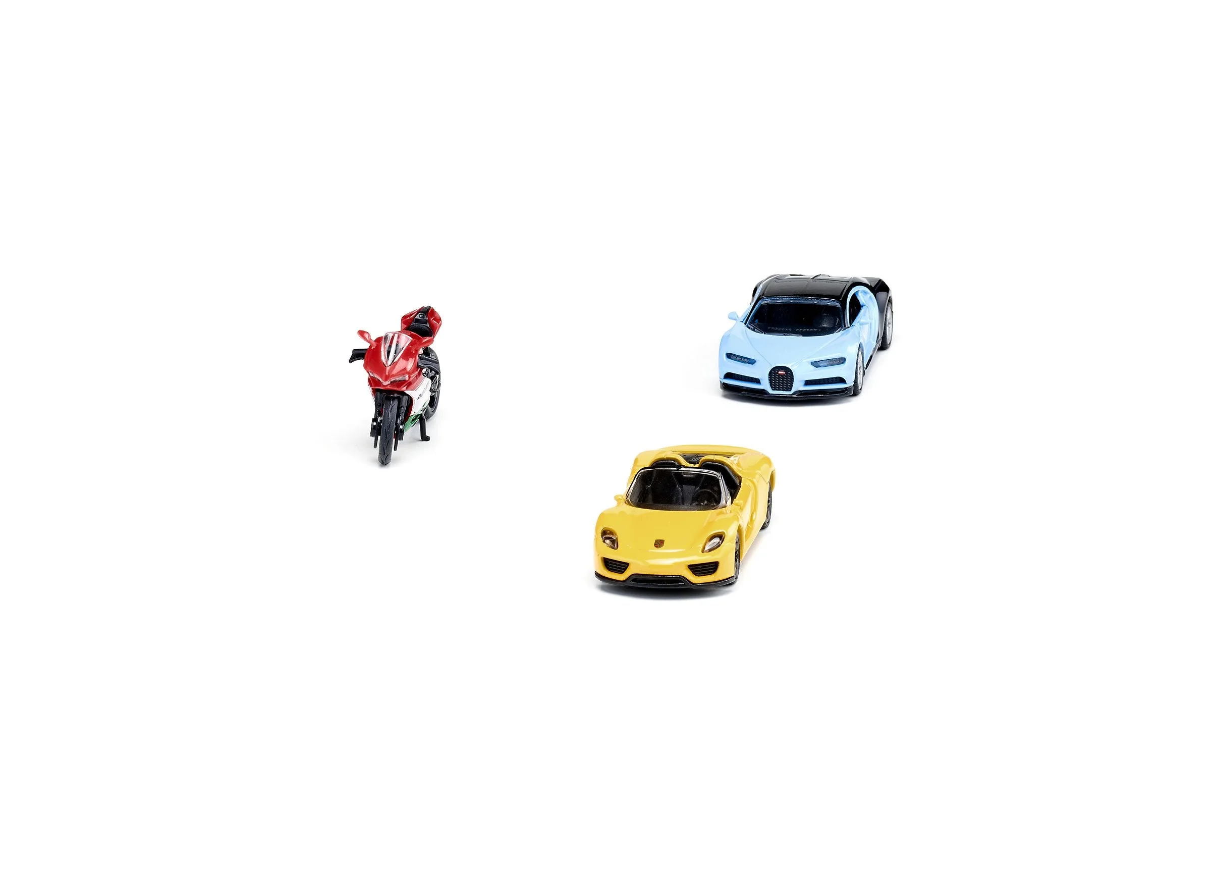 Siku 3pc Sports Car & Motorbike Set - Image 31