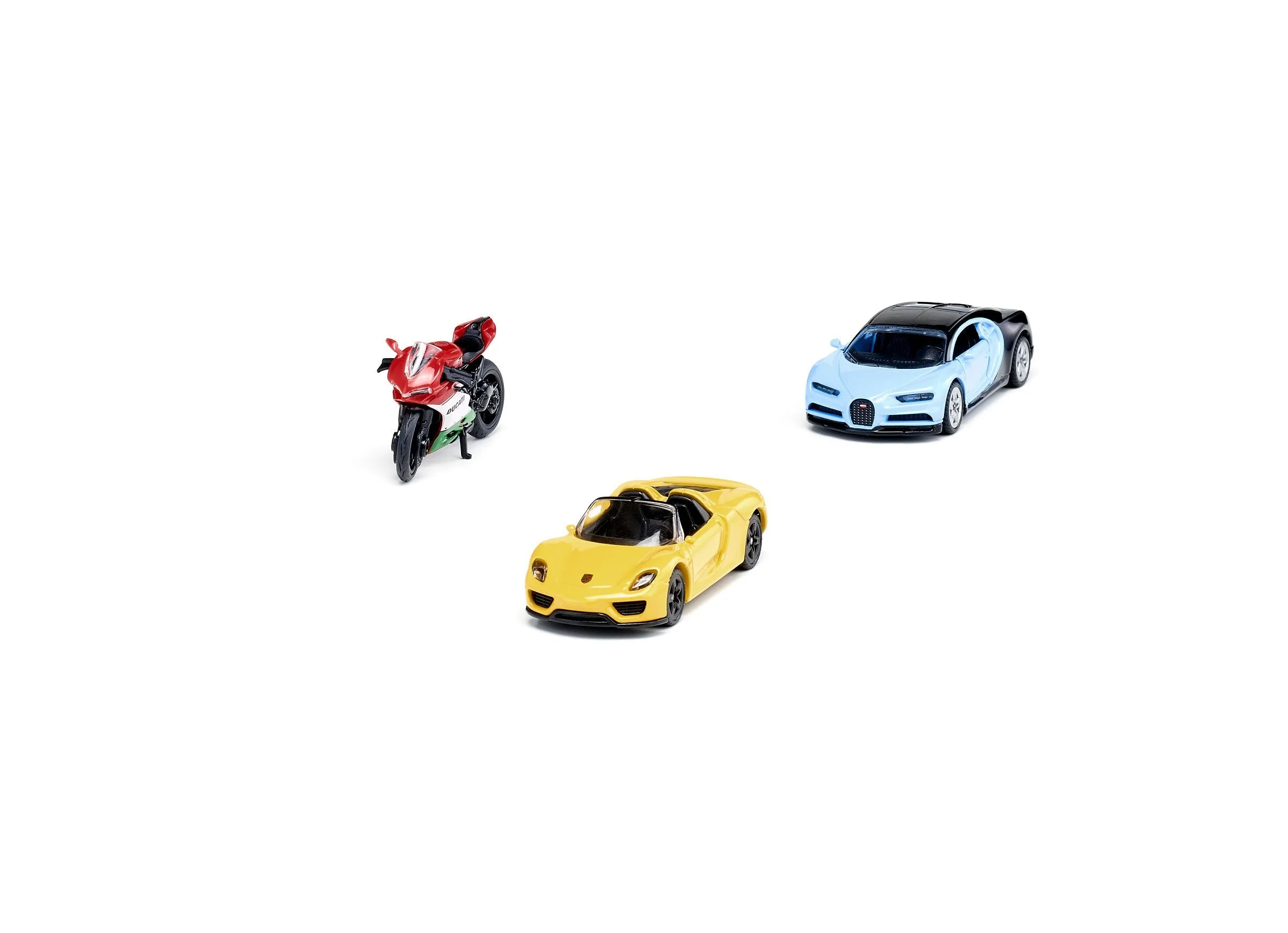 Siku 3pc Sports Car & Motorbike Set - Image 32