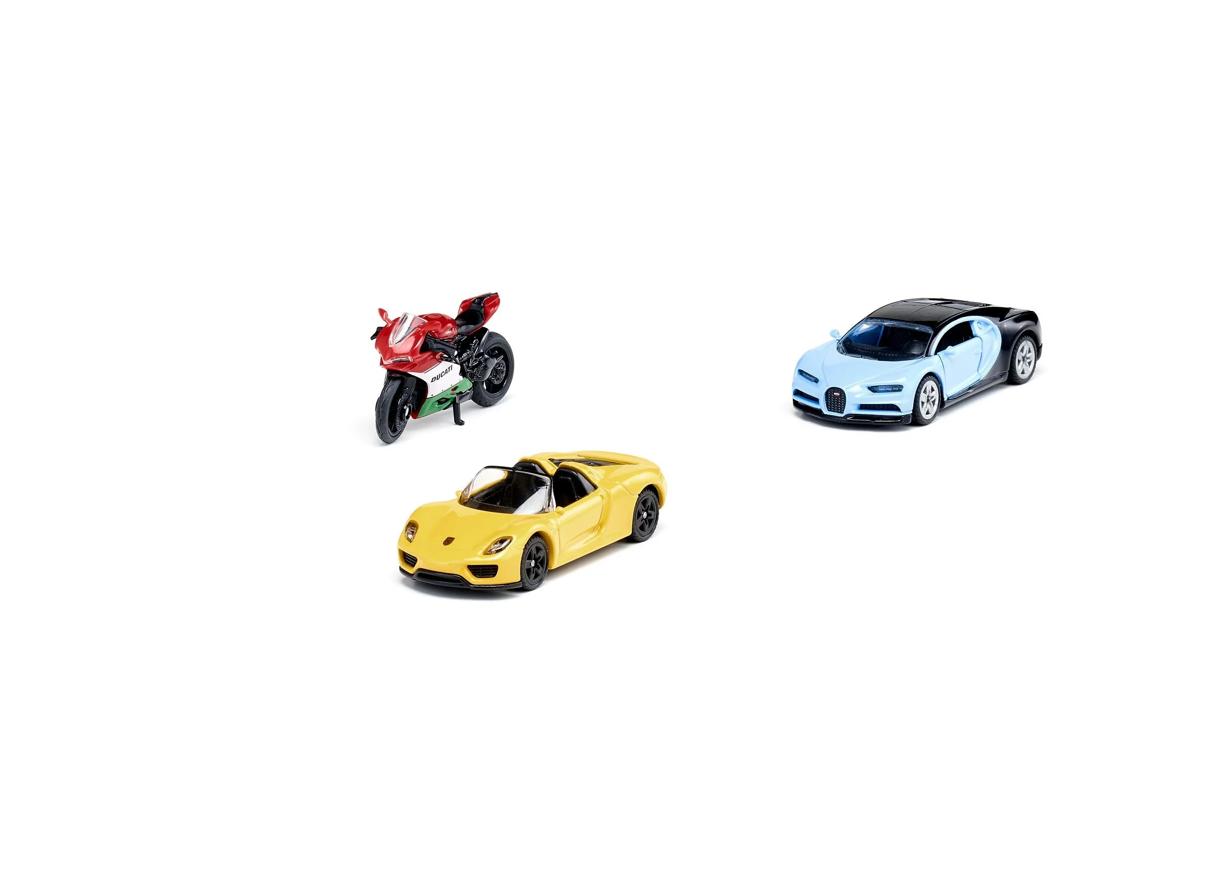 Siku 3pc Sports Car & Motorbike Set - Image 33