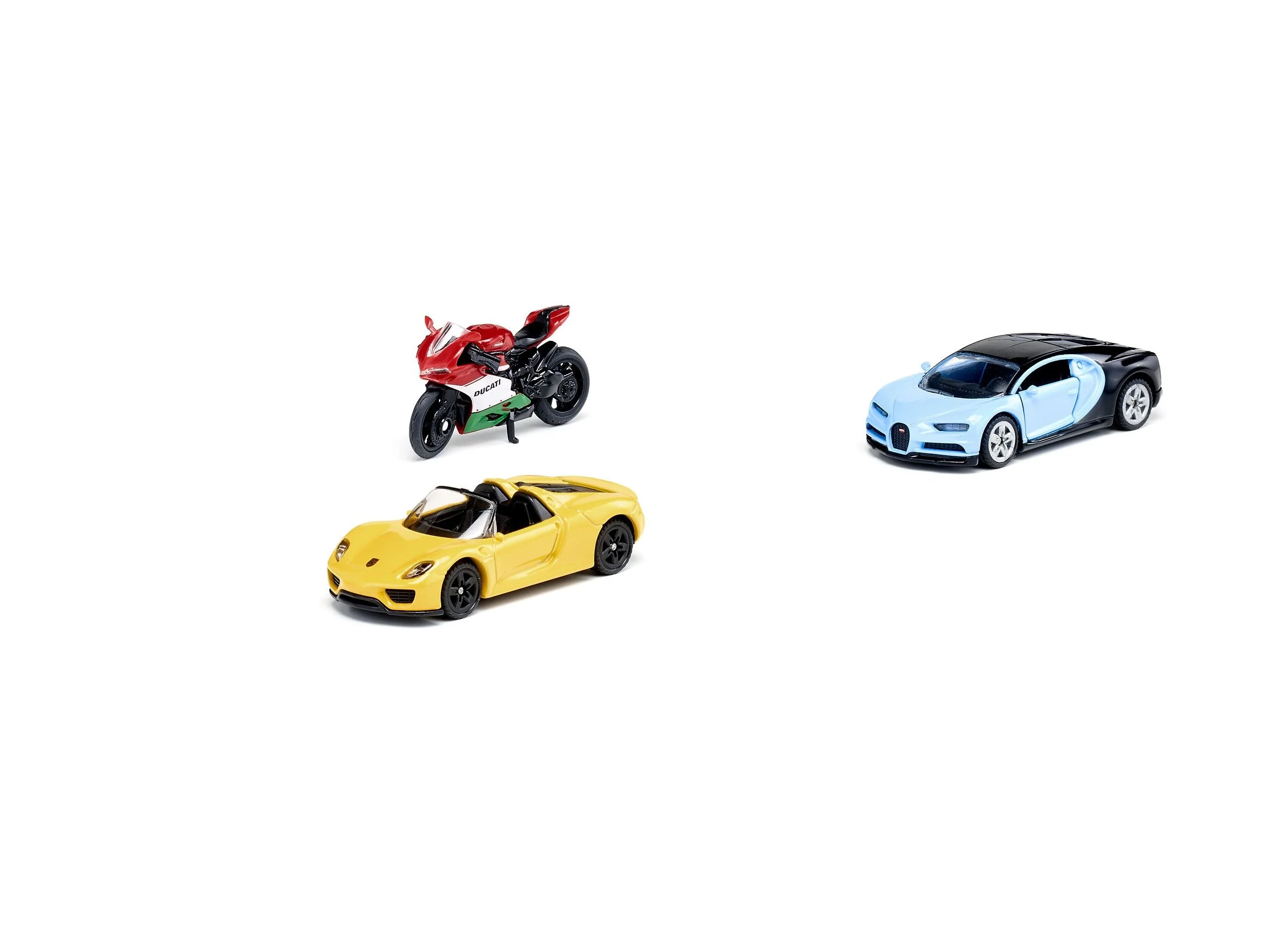 Siku 3pc Sports Car & Motorbike Set - Image 34