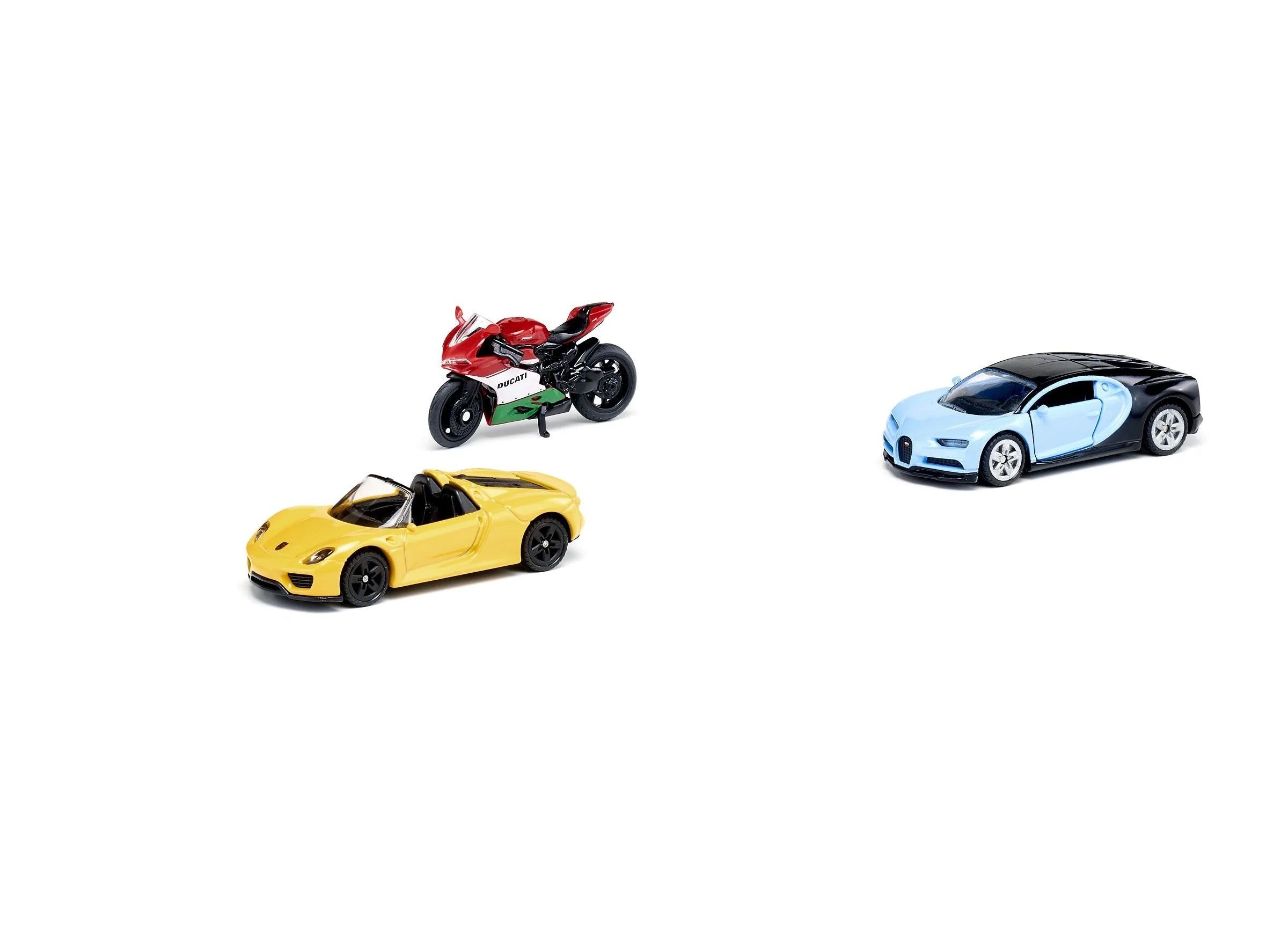 Siku 3pc Sports Car & Motorbike Set - Image 35
