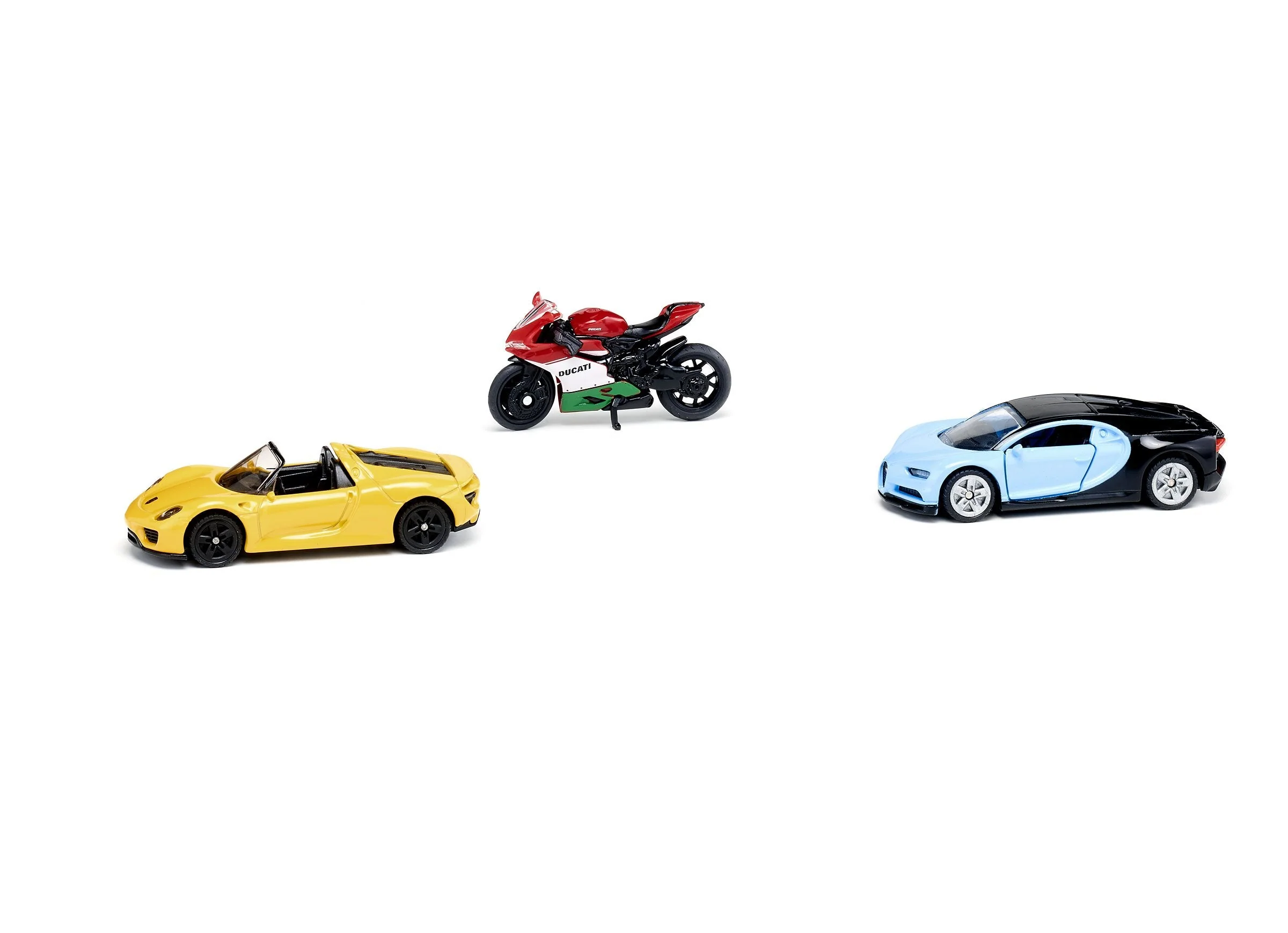 Siku 3pc Sports Car & Motorbike Set - Image 37