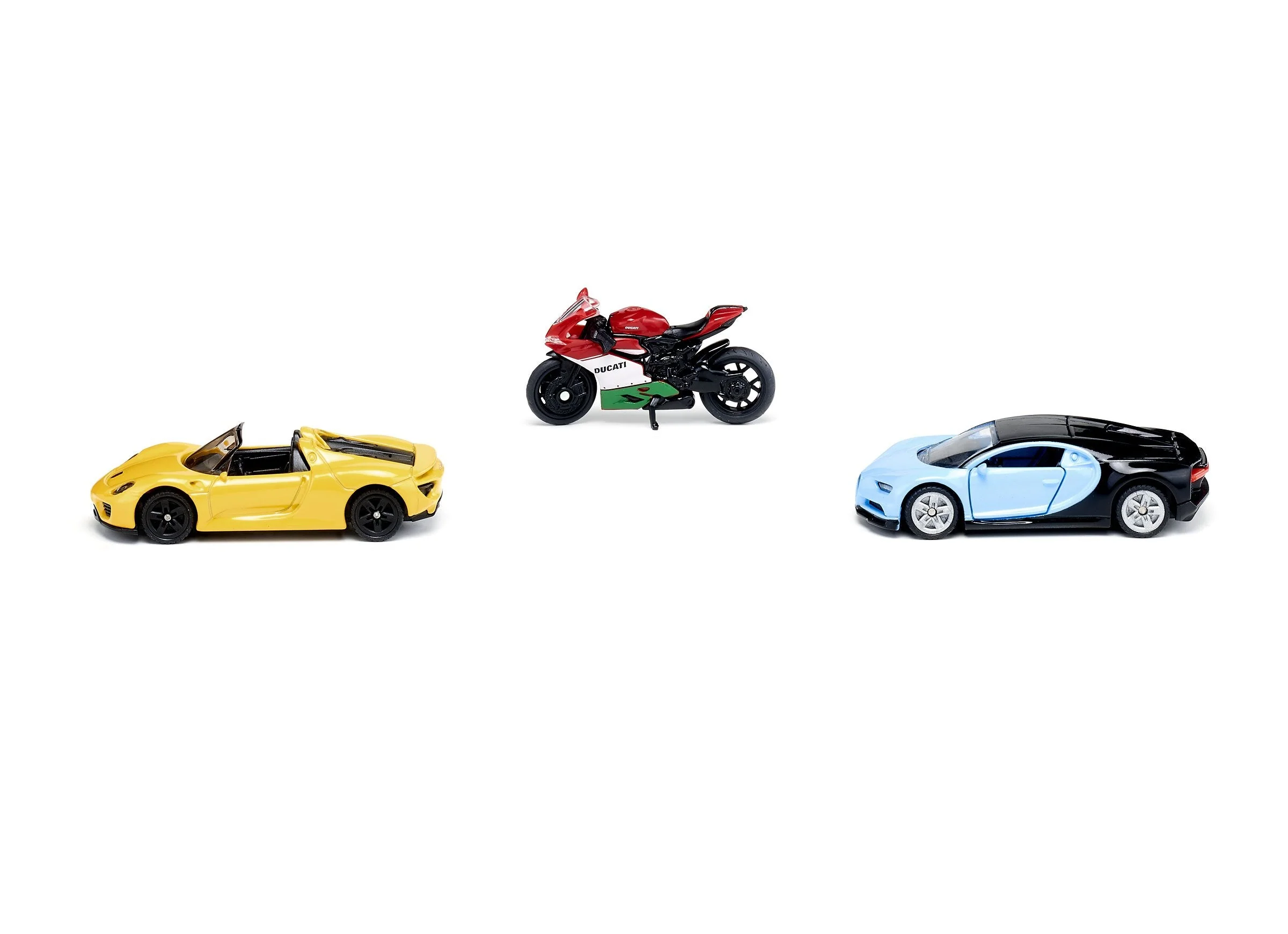 Siku 3pc Sports Car & Motorbike Set - Image 6