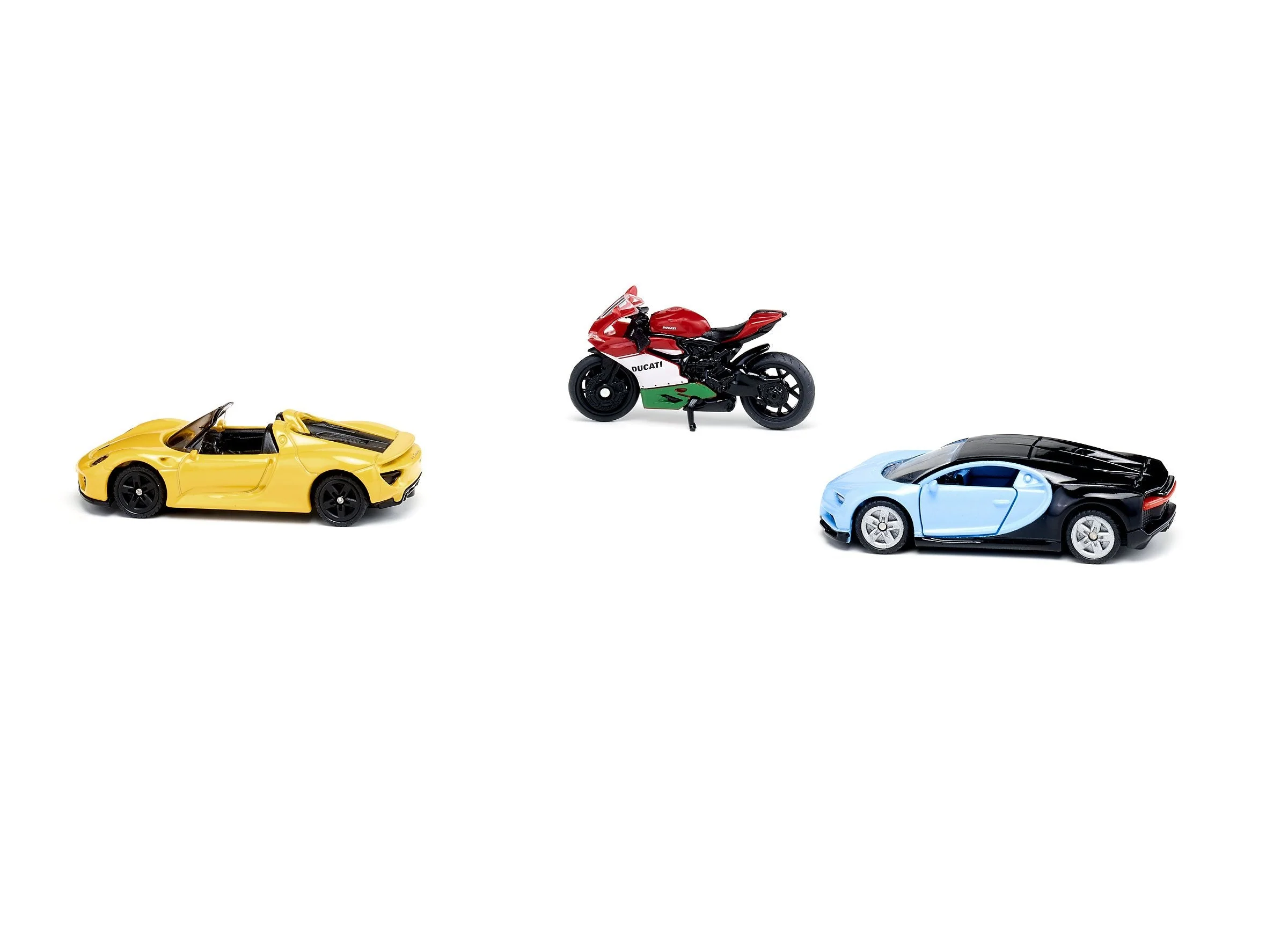 Siku 3pc Sports Car & Motorbike Set - Image 7
