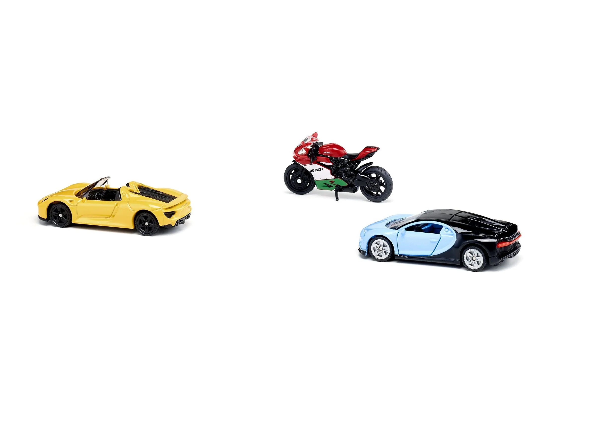 Siku 3pc Sports Car & Motorbike Set - Image 8