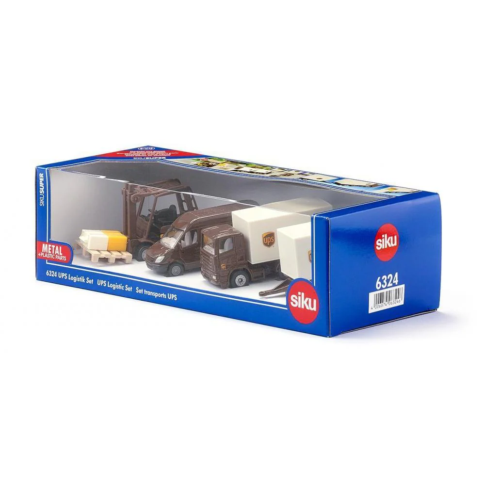 Siku 4pc UPS Logistics Set