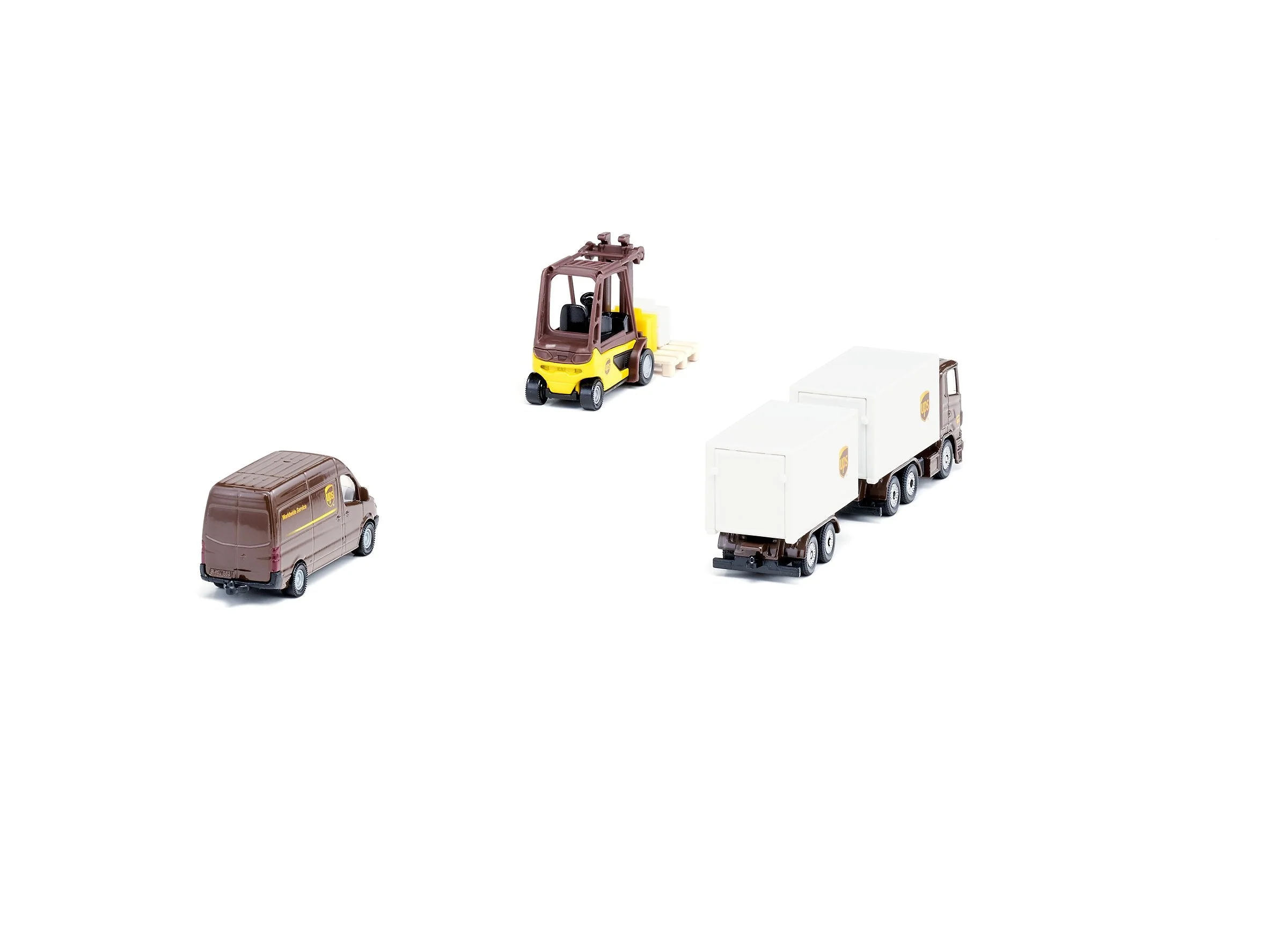 Siku 4pc UPS Logistics Set - Image 16