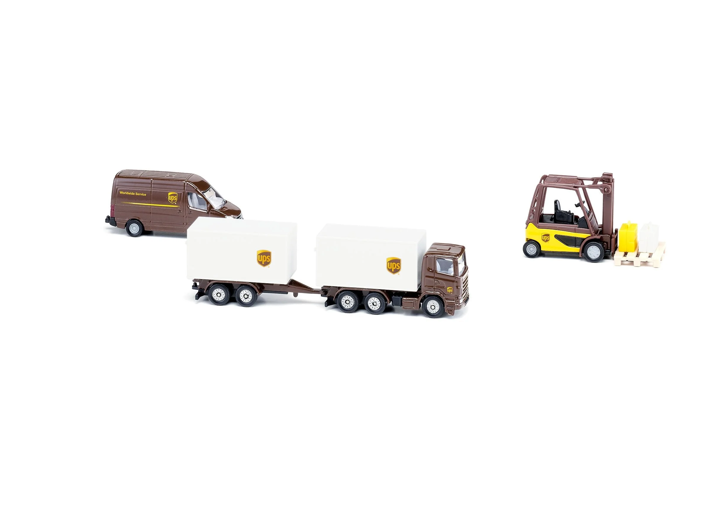Siku 4pc UPS Logistics Set - Image 23