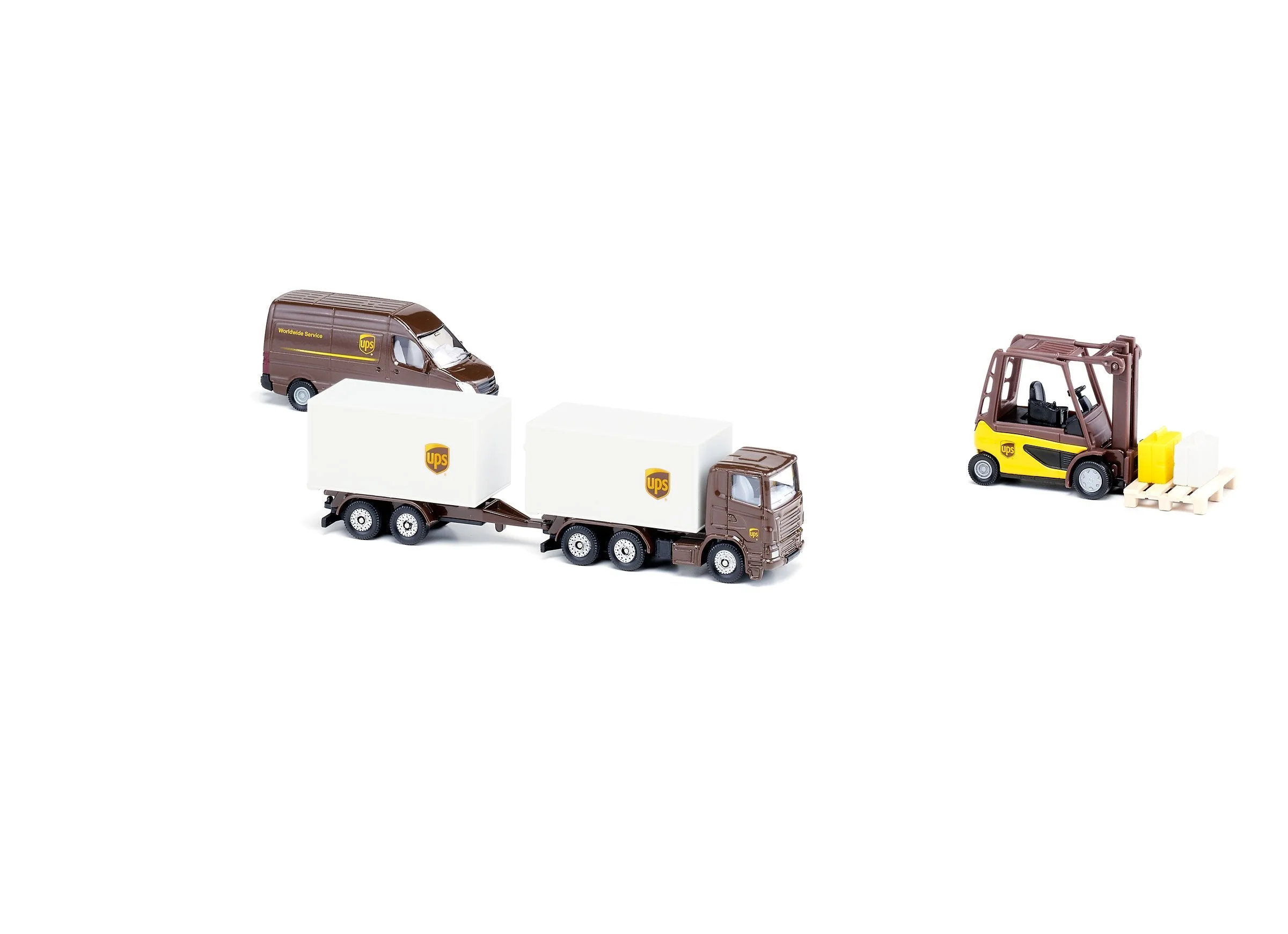 Siku 4pc UPS Logistics Set - Image 24