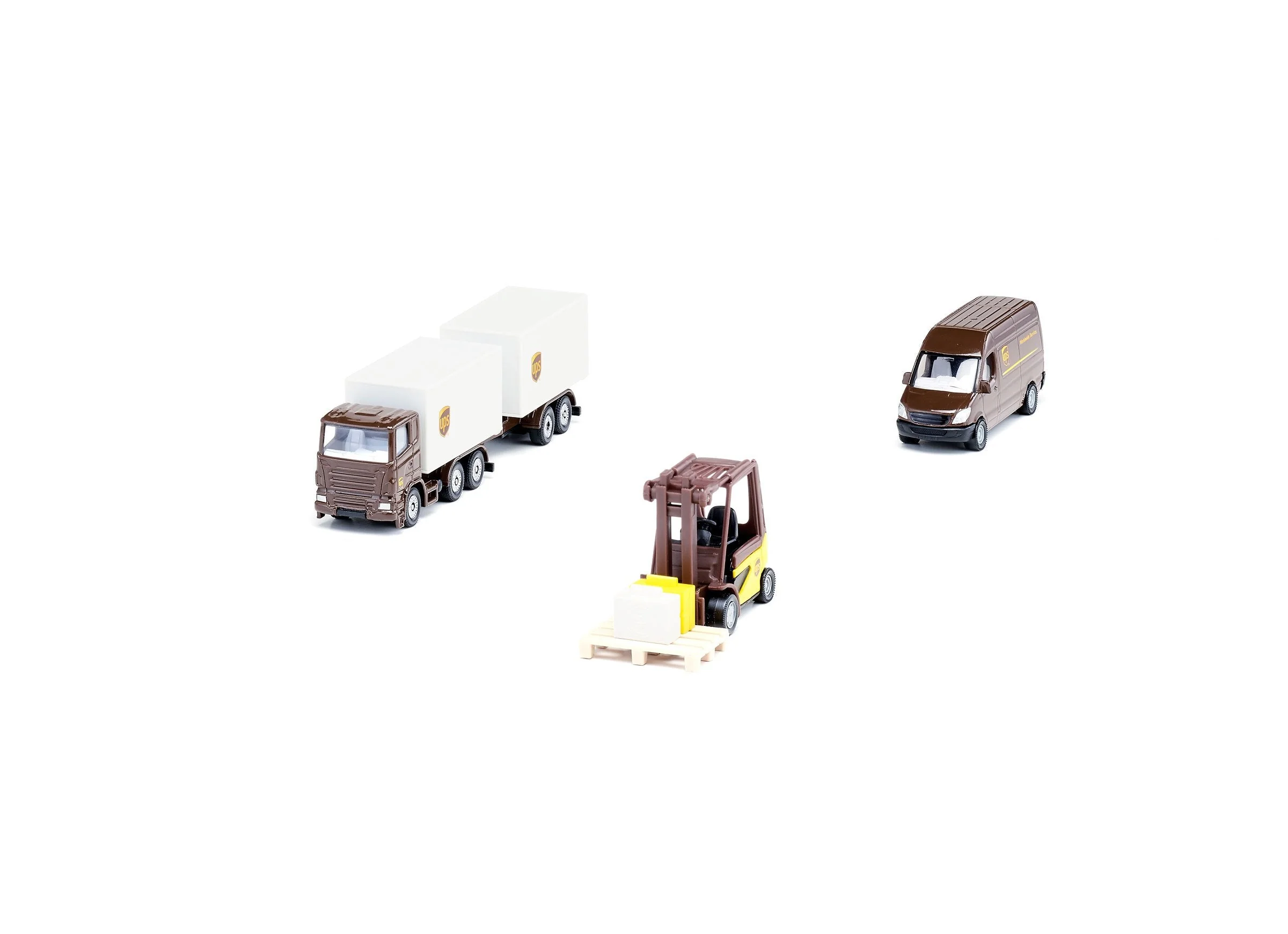 Siku 4pc UPS Logistics Set - Image 32
