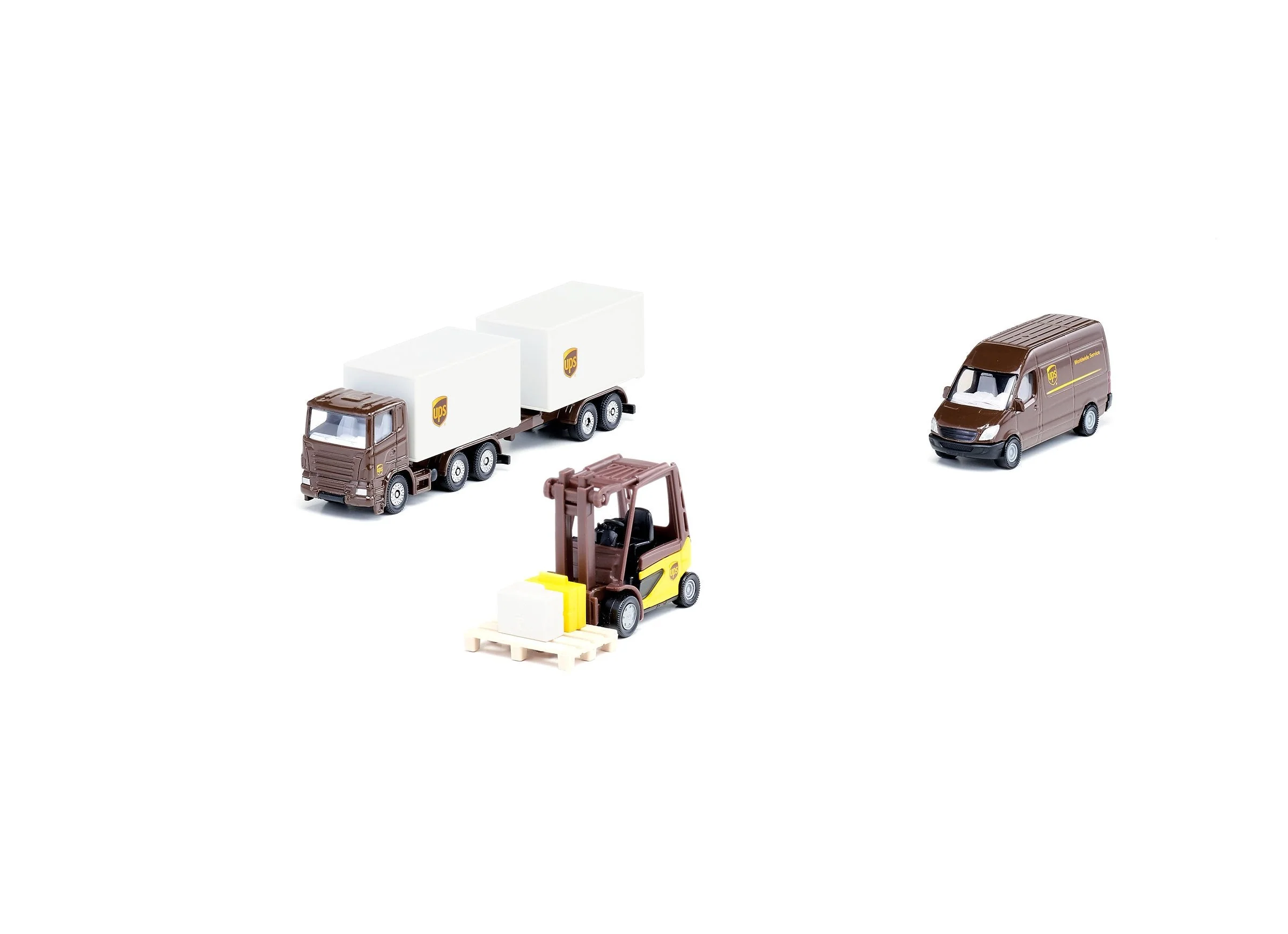 Siku 4pc UPS Logistics Set - Image 33