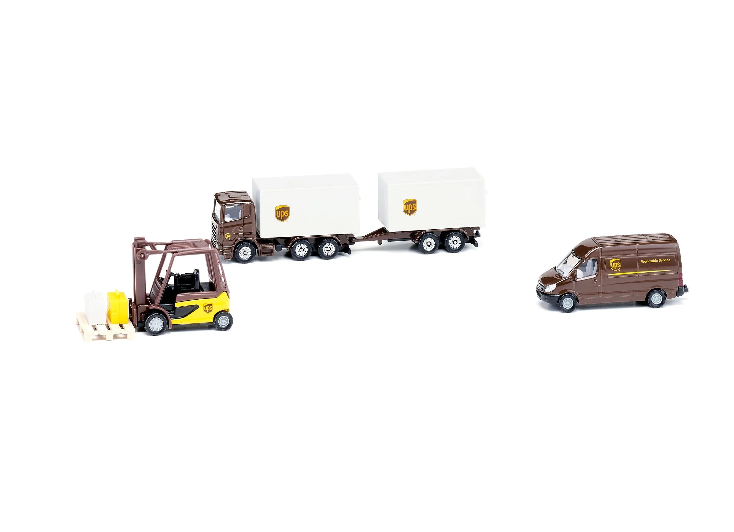 Siku 4pc UPS Logistics Set - Image 37