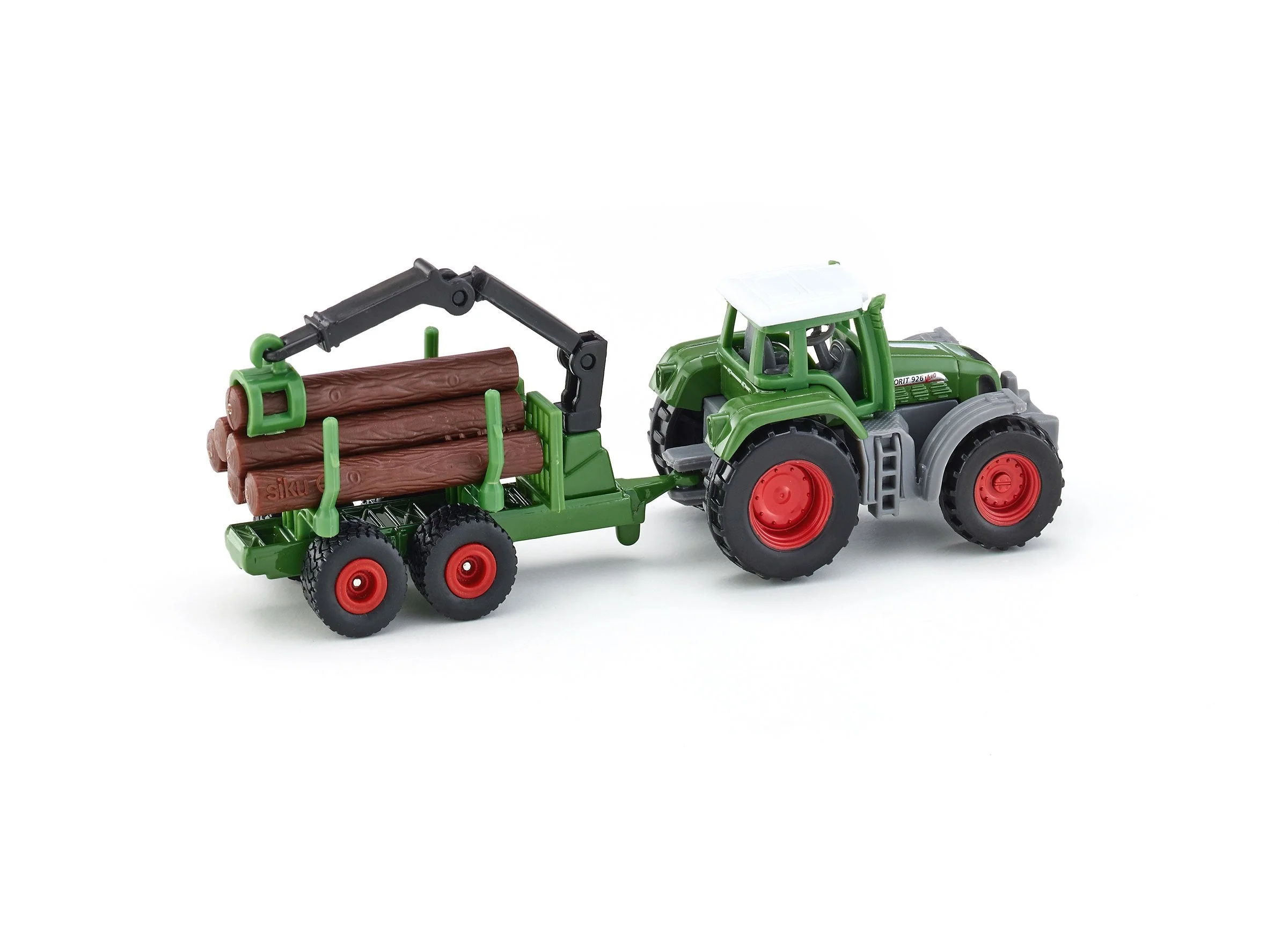 Siku Fendt Favorit 926 with Forestry Trailer - Image 18