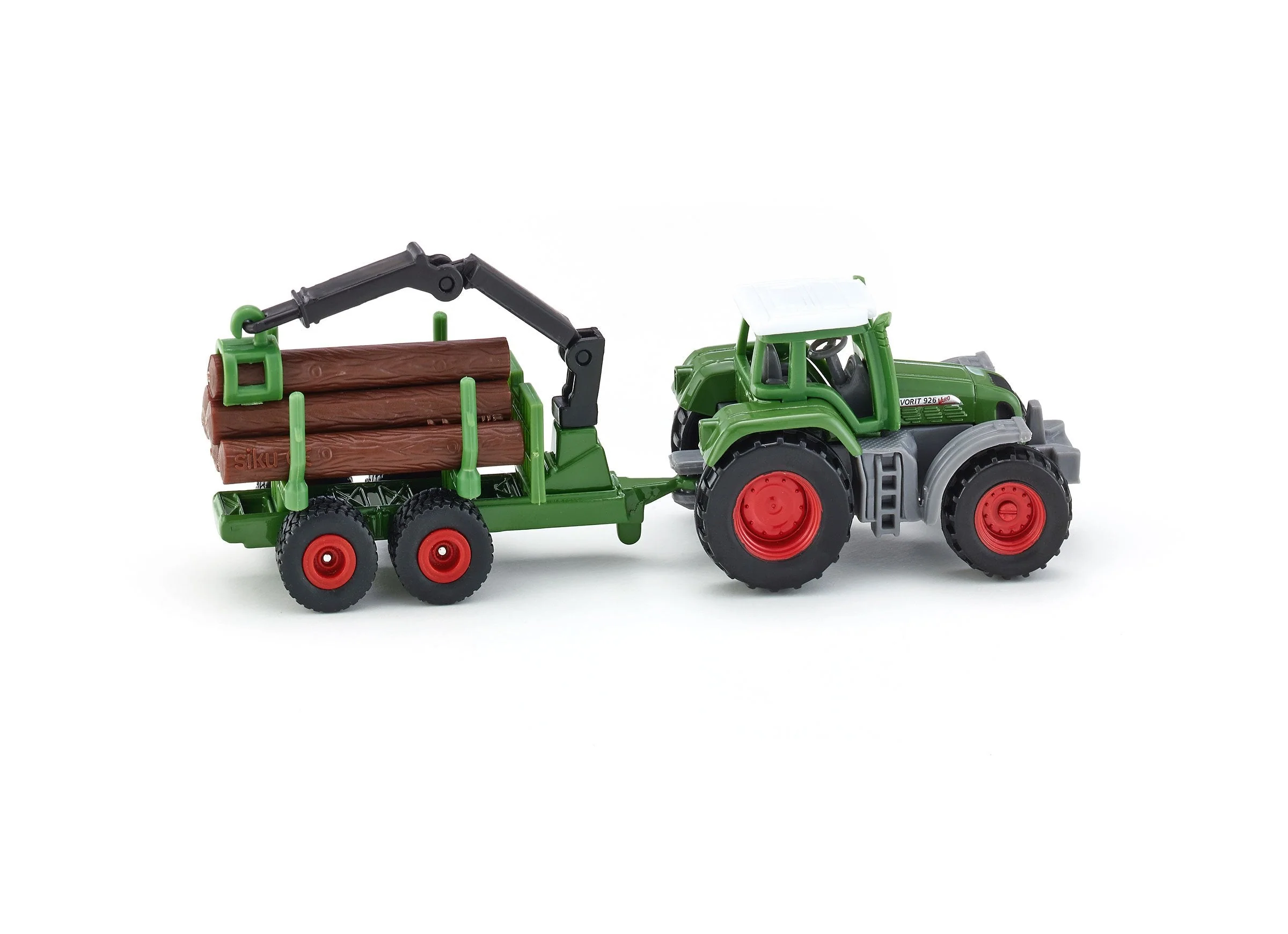 Siku Fendt Favorit 926 with Forestry Trailer - Image 19